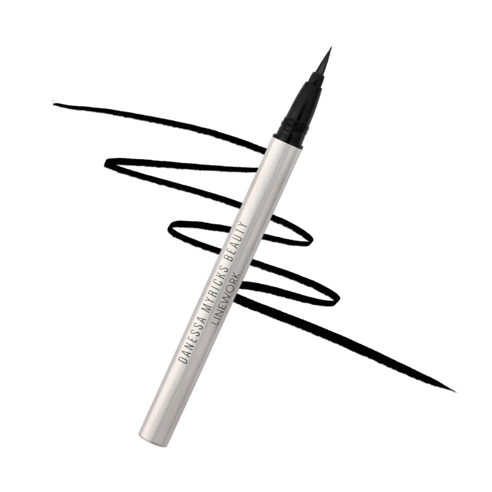 Danessa Myricks Beauty Linework Paintbrush Fluid Eyeliner Onyx 1ml (0.034floz)
