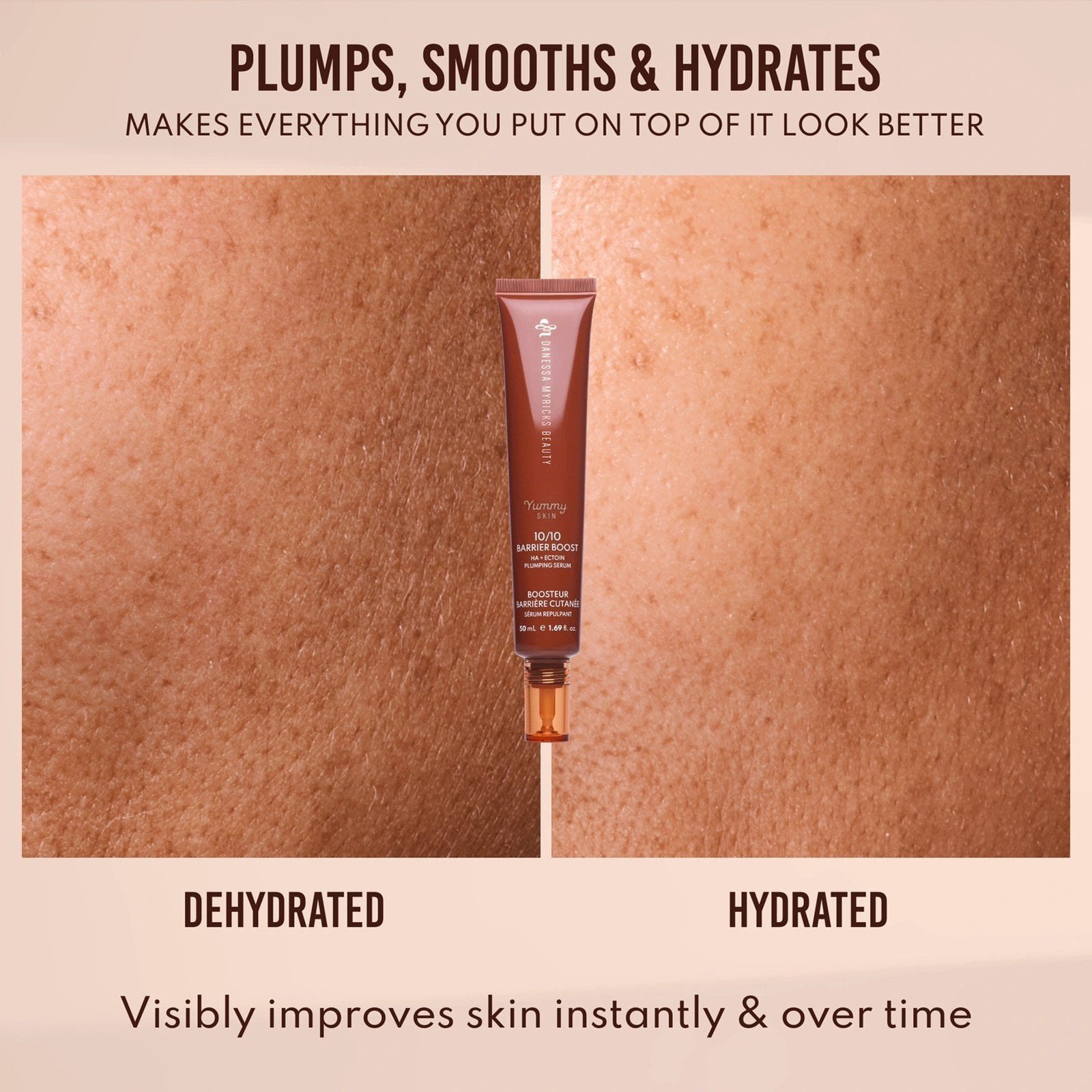 Danessa Myricks Beauty Yummy Skin 10/10 Barrier Boost Hyaluronic Acid + Ectoin Plumping Serum 50ml