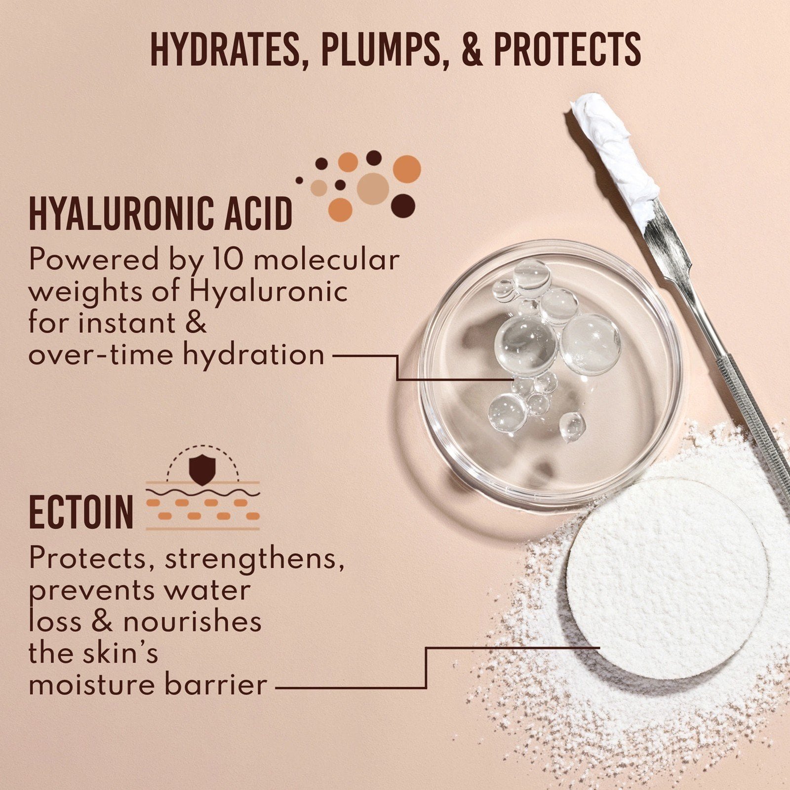 Danessa Myricks Beauty Yummy Skin 10/10 Barrier Boost Hyaluronic Acid + Ectoin Plumping Serum 50ml