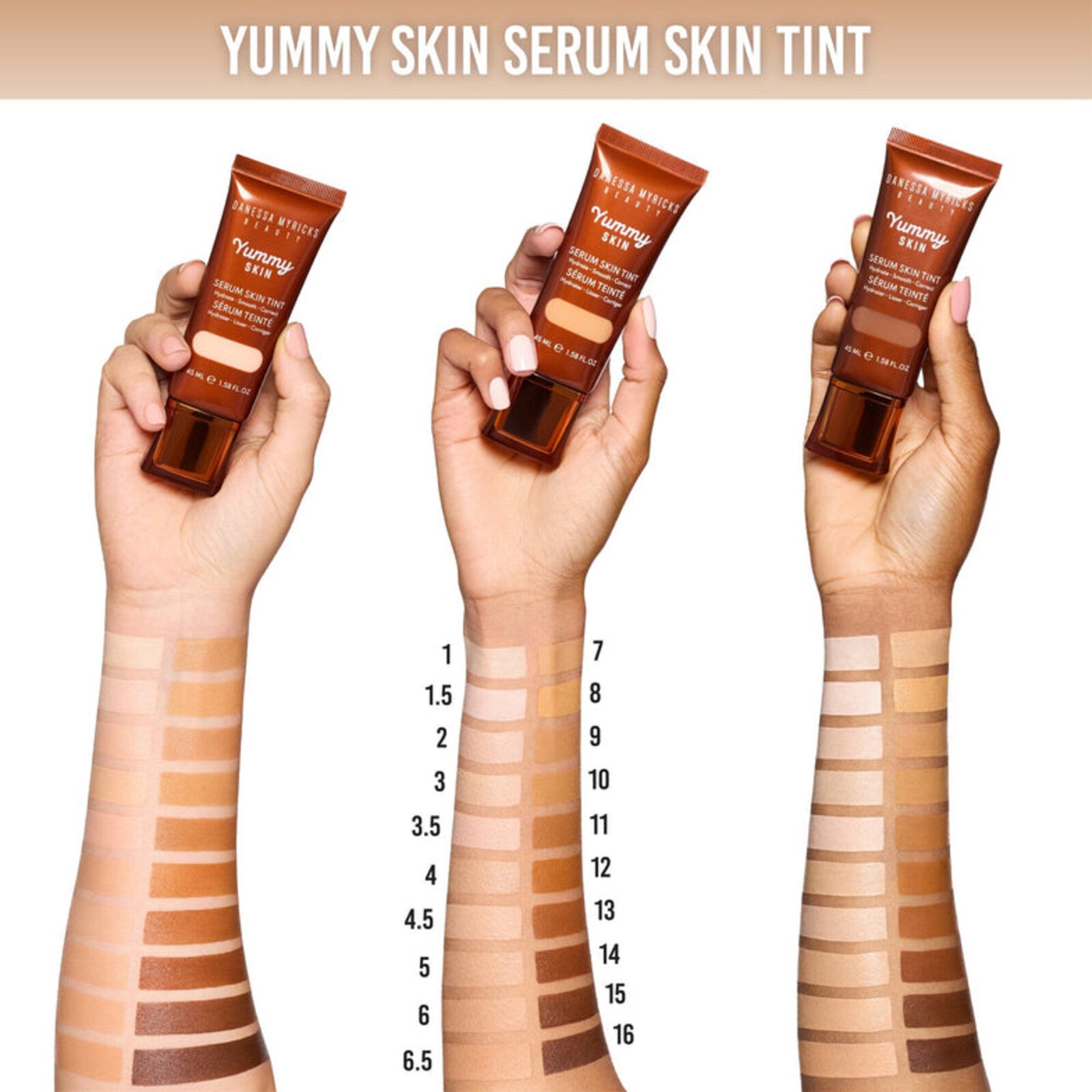 Danessa Myricks Beauty Yummy Skin Serum Skin Tint 14 45ml
