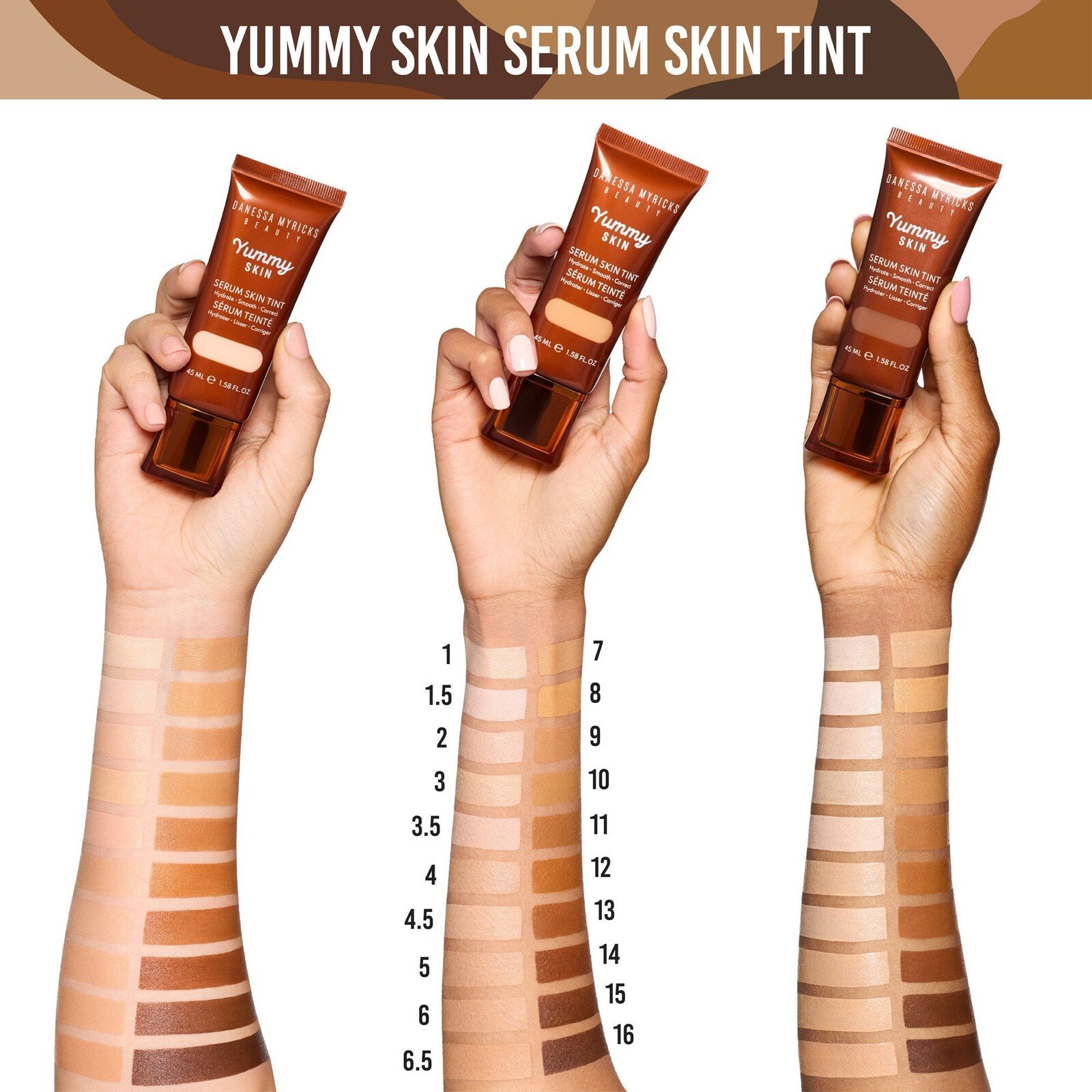 Danessa Myricks Beauty Yummy Huid Serum Huidtint 7 45ml