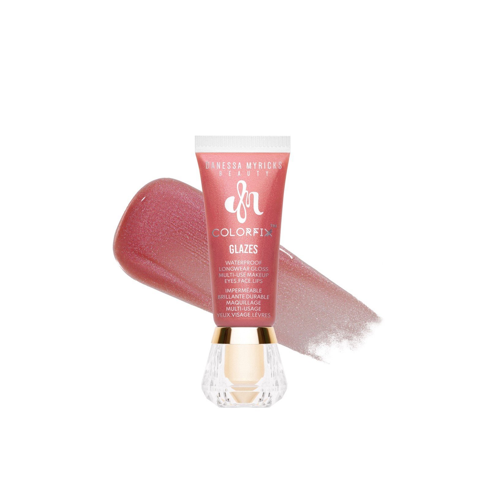 Danessa Myricks Beauty Colorfix Glazes Waterproof Longwear Gloss Pink Ice 10ml