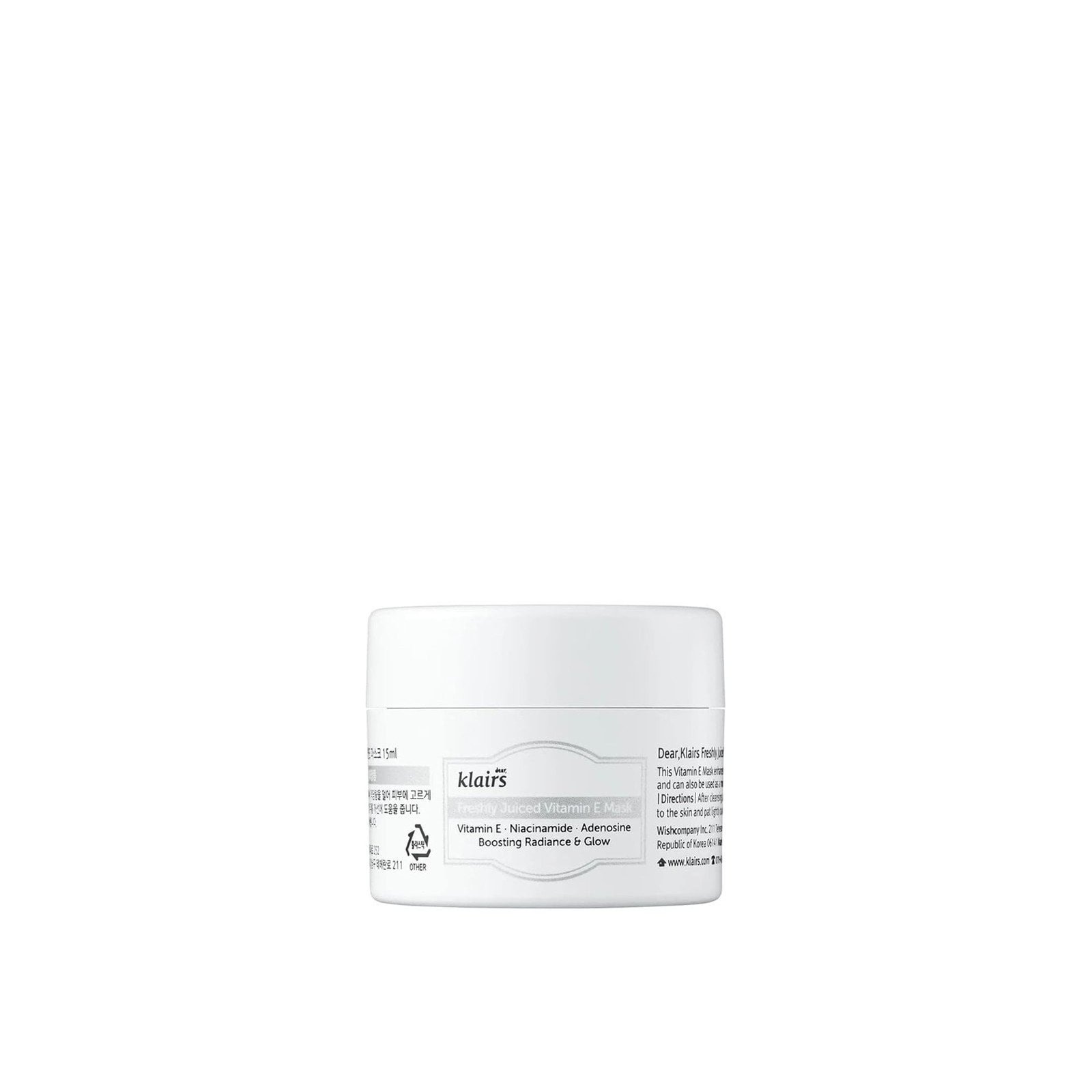 Dear, Klairs Freshly Juiced Vitamin E Mask 15g (0.52oz)