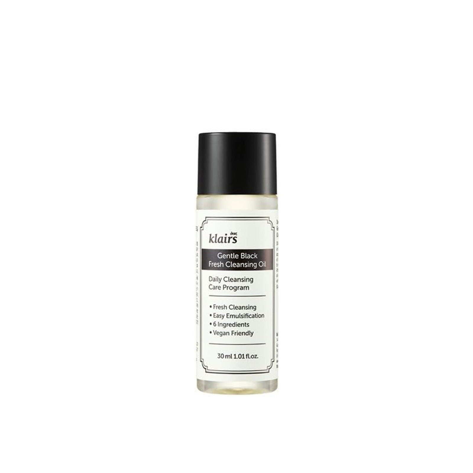 Dear, Klairs Gentle Black Fresh Cleansing Oil 30ml