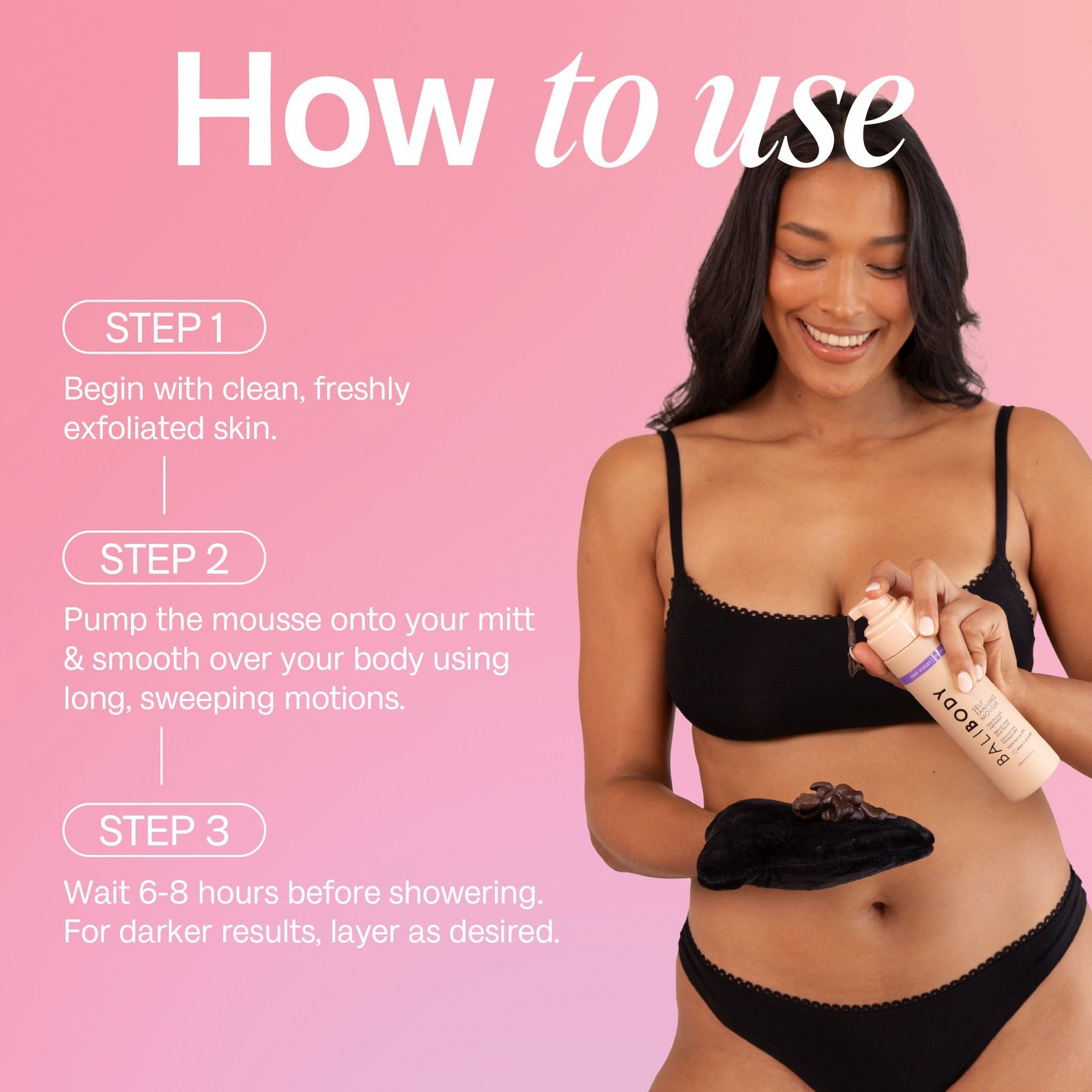 Bali Body Deep Violet Self Tanning Mousse 200ml
