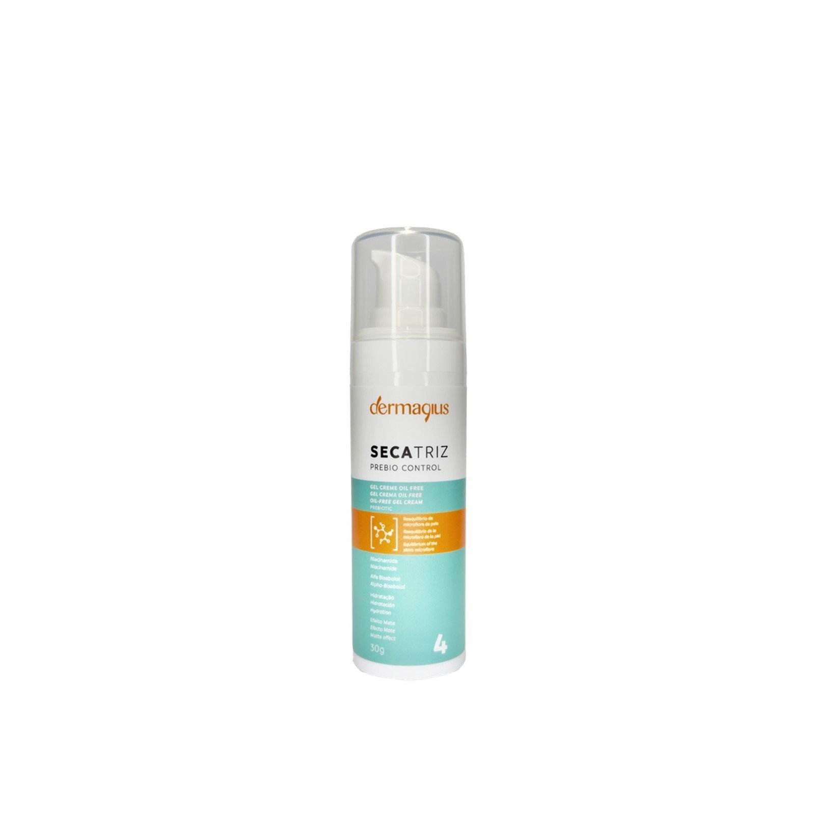 Dermagius Secatriz Prebio Control Oil-Free Gel Cream 30g