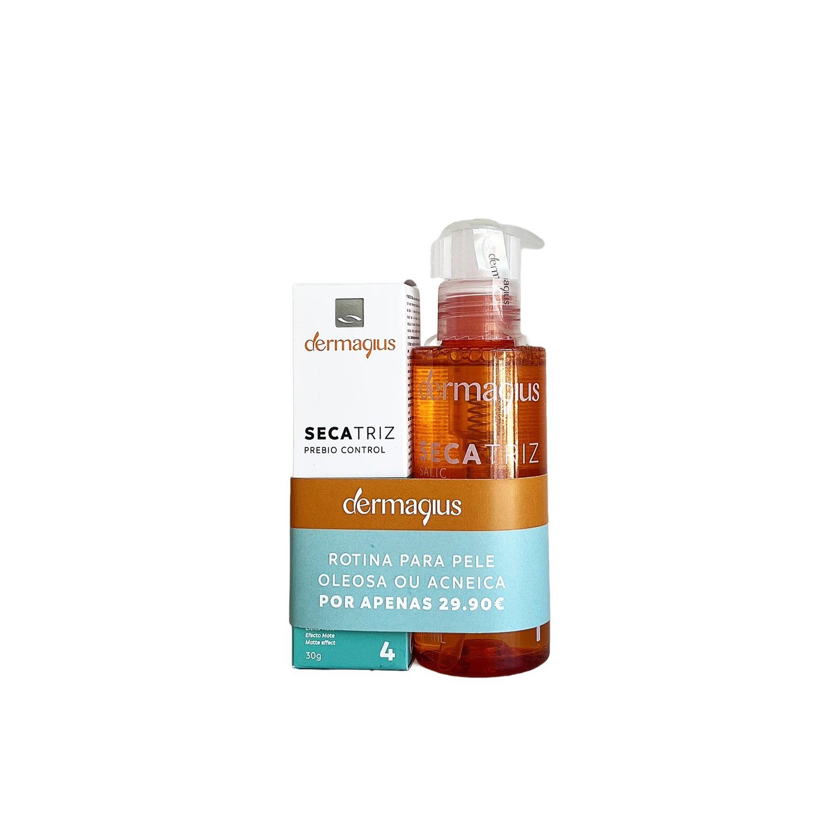 Dermagius Secatriz Salic Liquid Soap 115ml + Prebio Control Oil-Free Gel Cream 30g Qatar