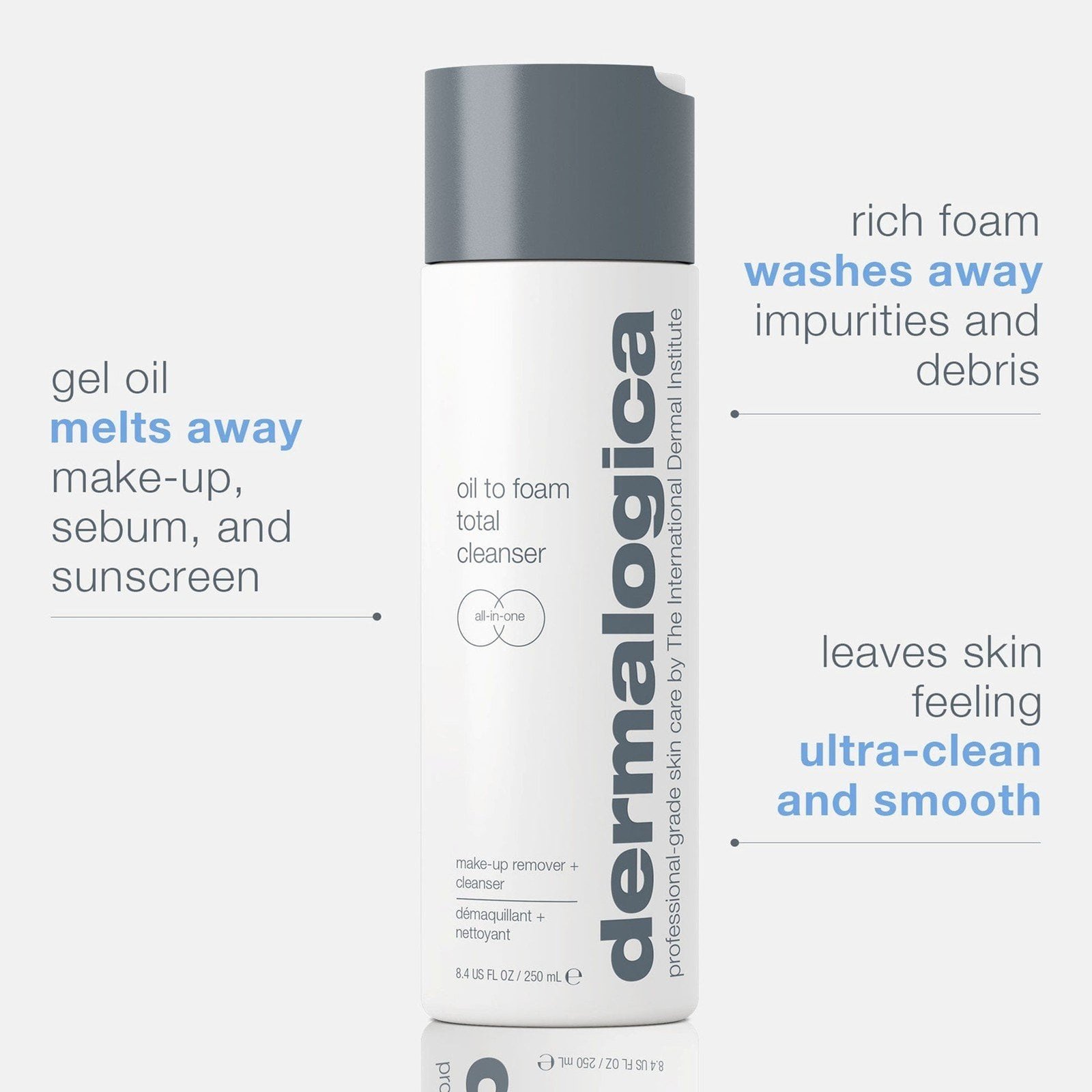 Dermalogica Oil to Foam Total Cleanser 250ml (8.4floz)