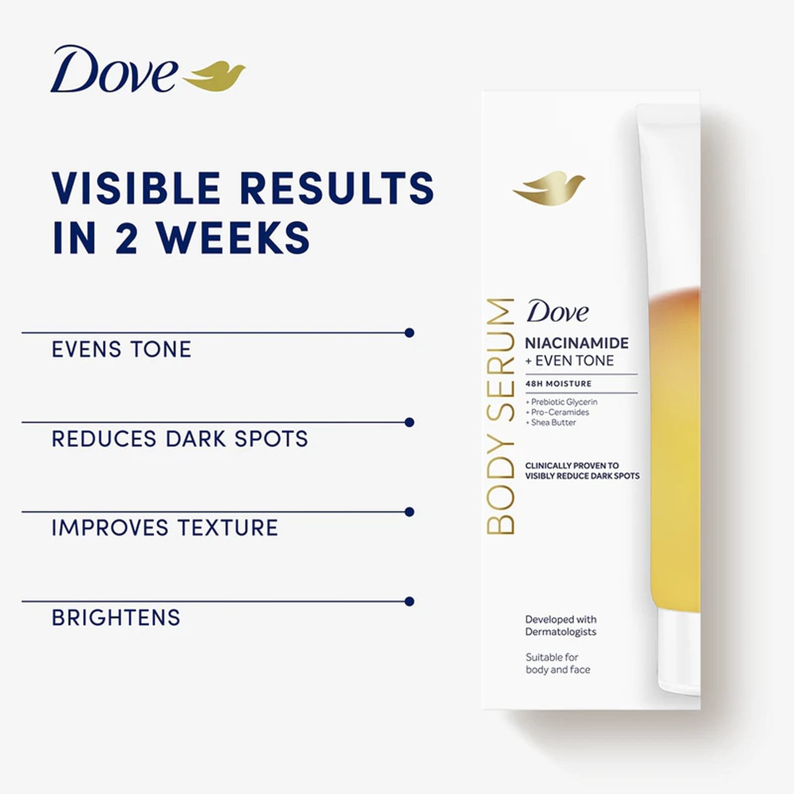 Dove Niacinamide + Even Tone Body Serum 200ml