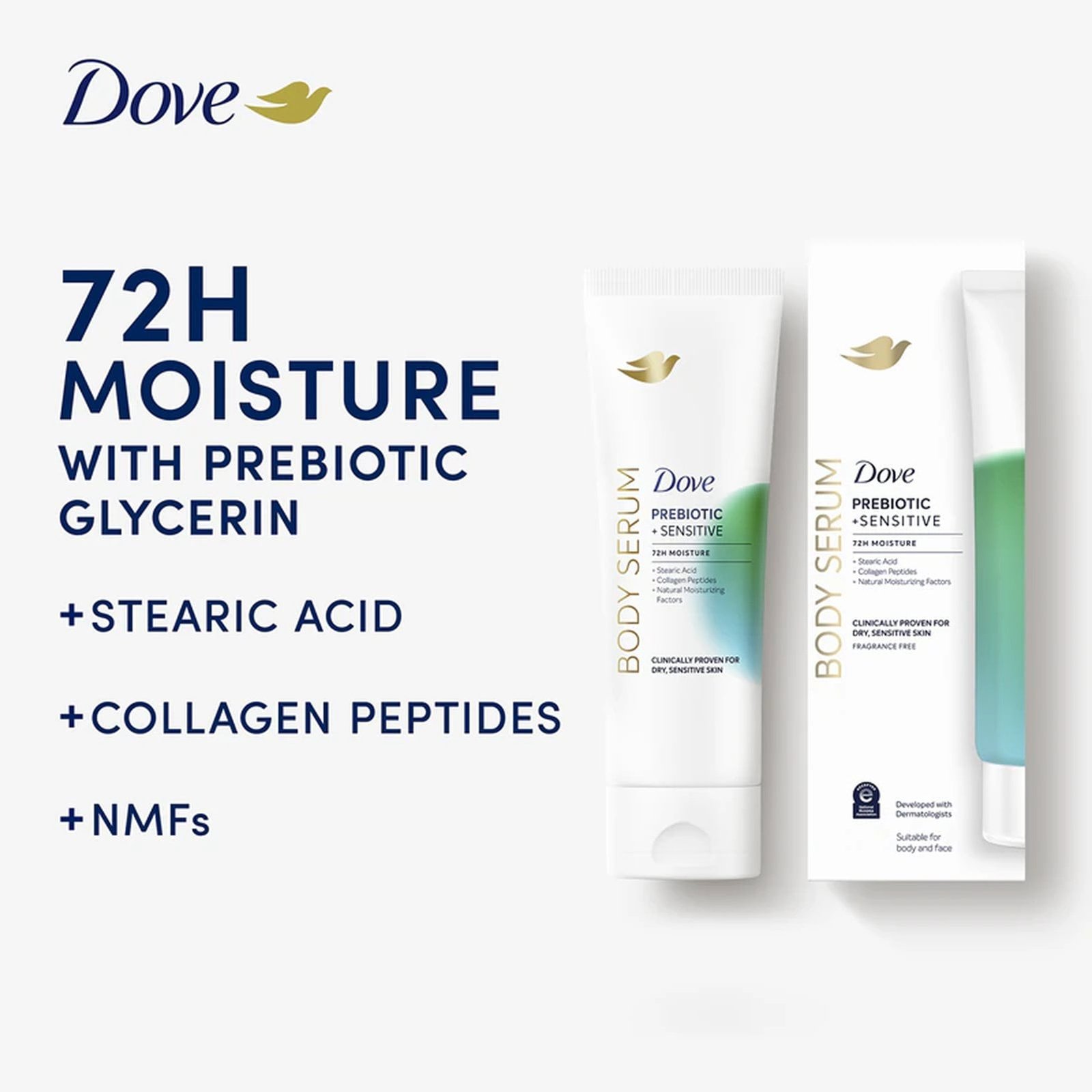 Dove Prebiotic + Sensitive Body Serum 200ml