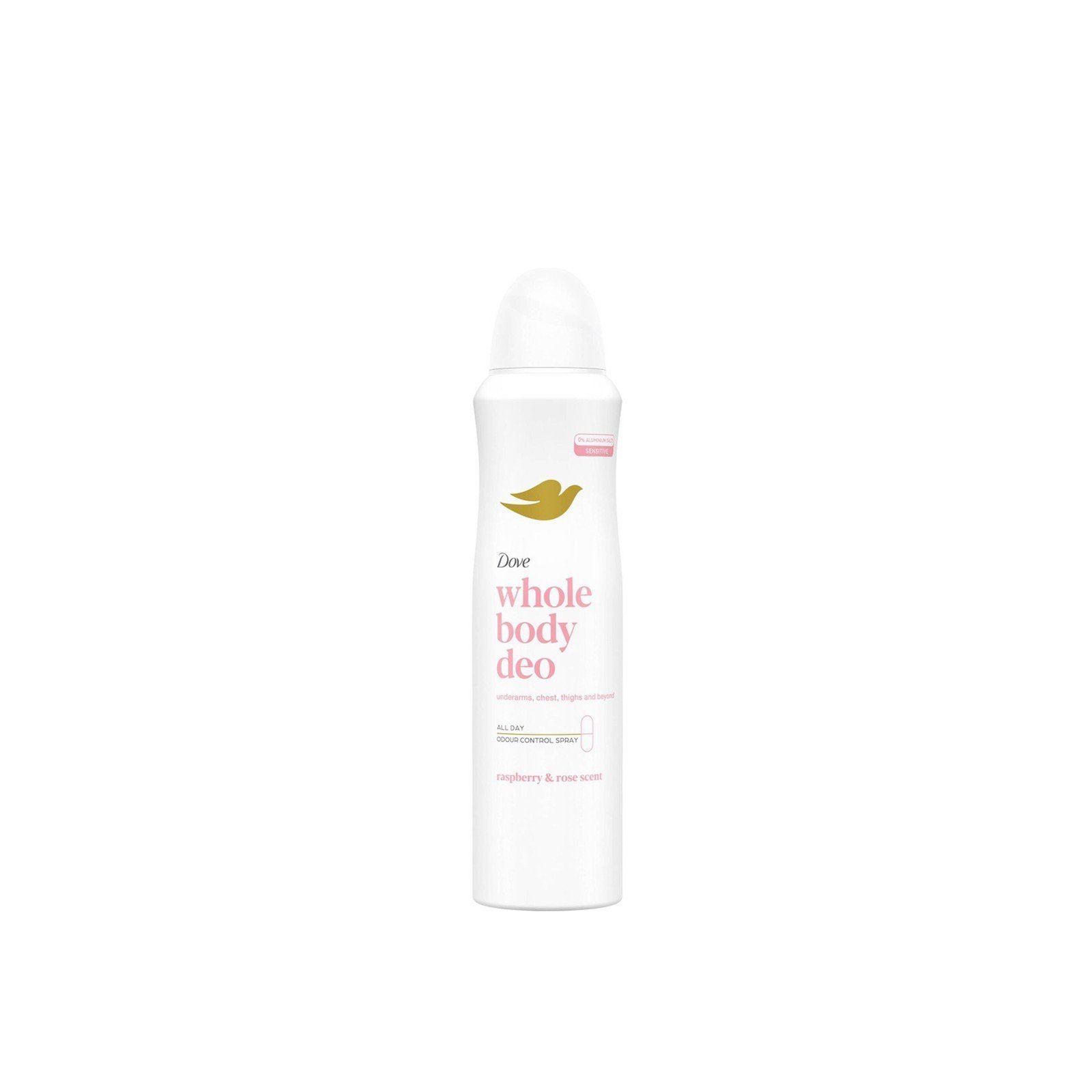 Dove Whole Body Deo Raspberry & Rose Deodorant Spray 150ml