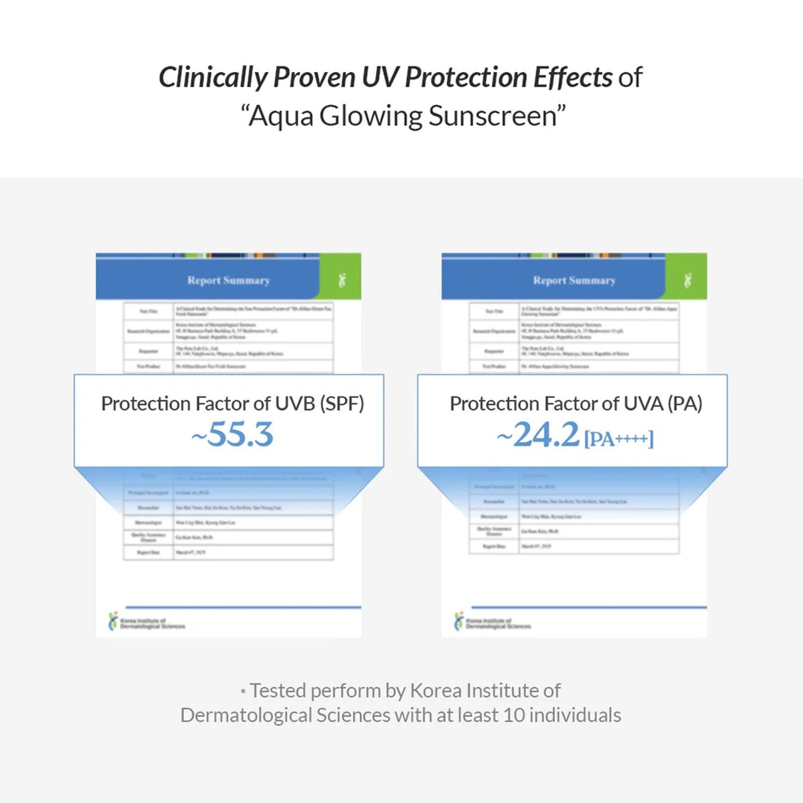 Dr. Althea Aqua Glowing Sunscreen SPF50+ 45ml