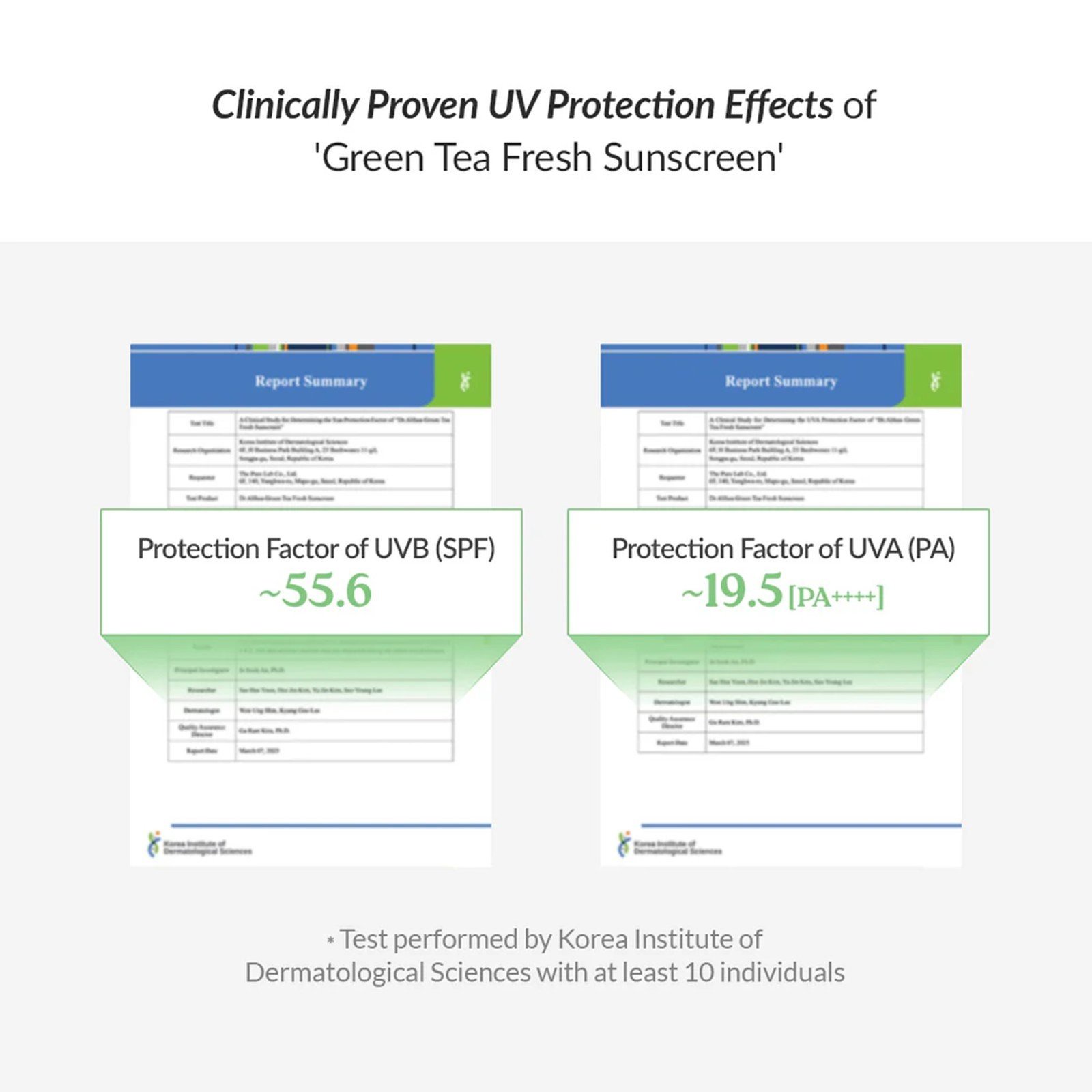 Dr. Althea Green Tea Fresh Sunscreen SPF50+ 45ml