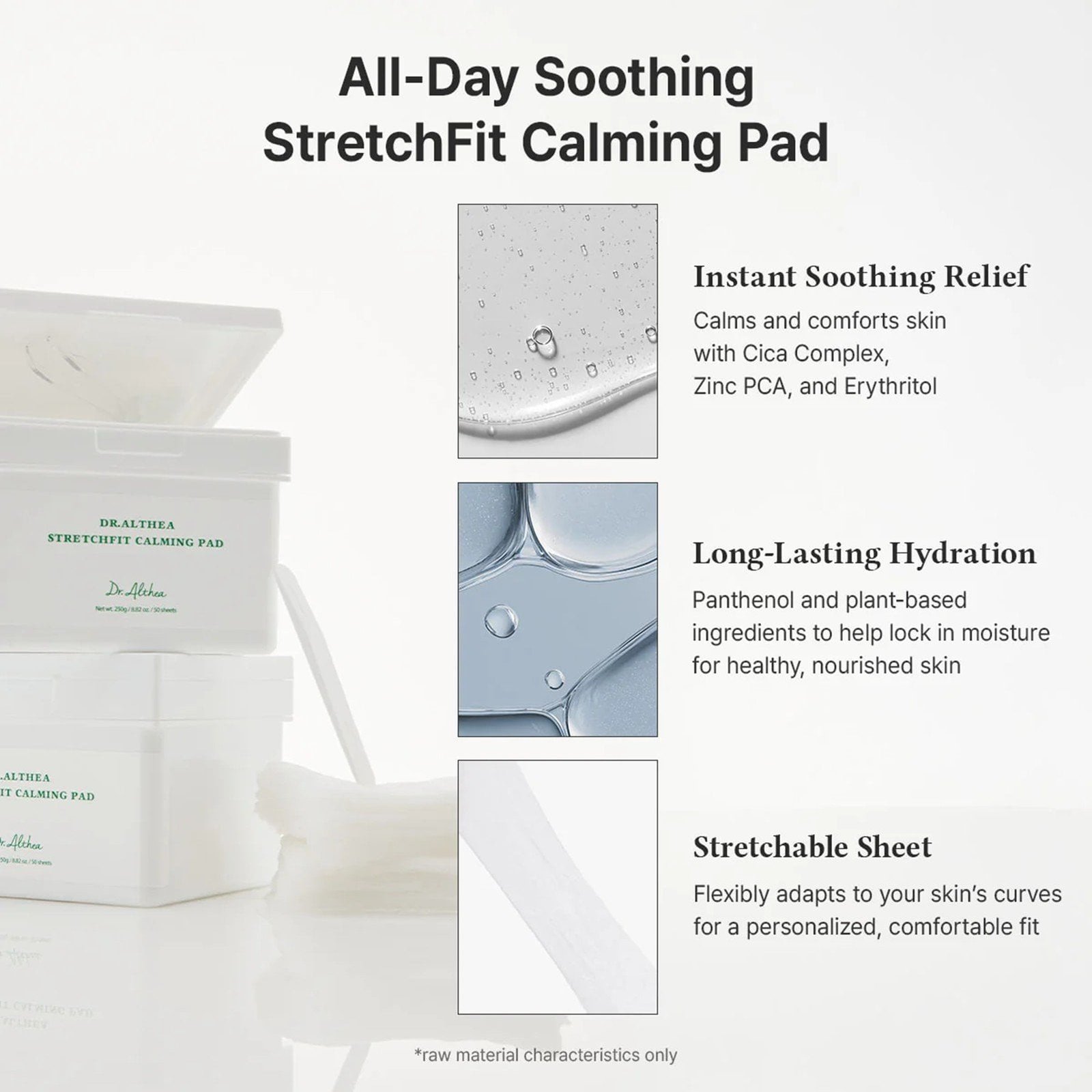 Dr. Althea Stretchfit Calming Pad x50