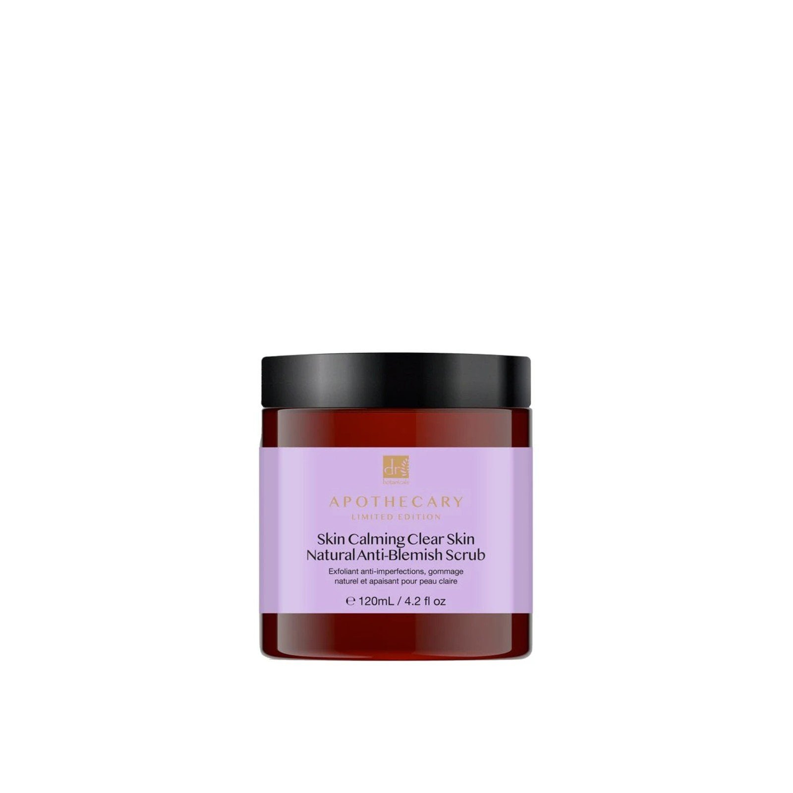 Dr. Botanicals Apothecary Skin Calming Clear Skin Natural Anti-Blemish Scrub 120ml