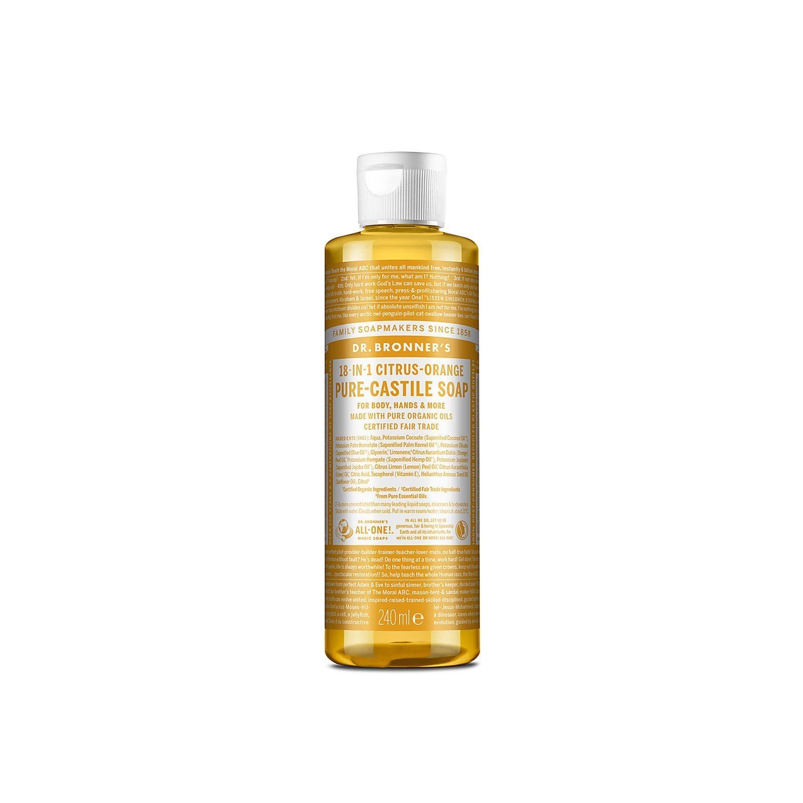 Dr. Bronner's All-One Magic Soap Citrus-Orange