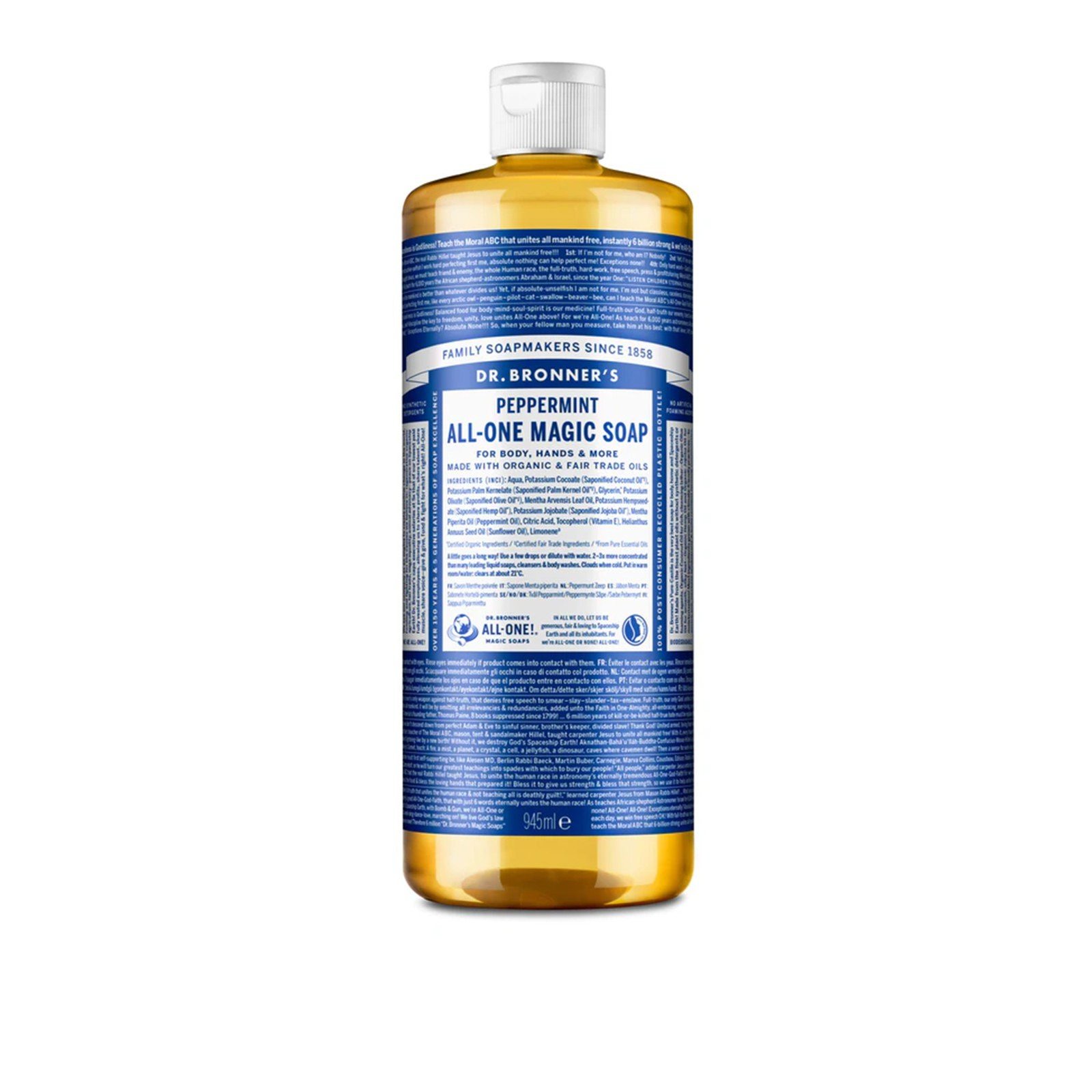 Dr. Bronner's All-One Magic Soap Peppermint 945ml