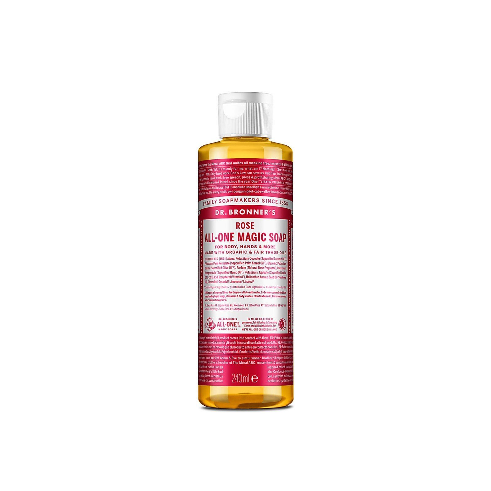 Dr. Bronner's All-One Magic Soap Rose 240ml