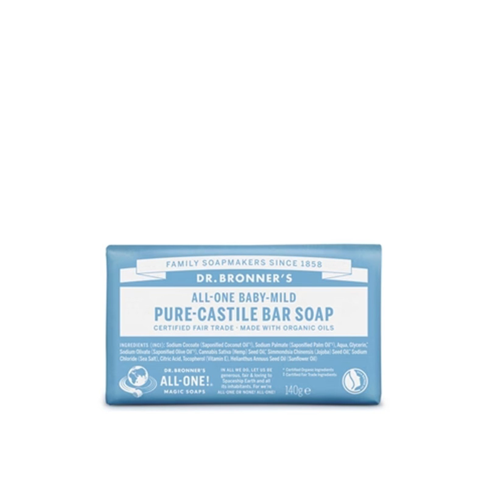 Dr. Bronner's All-One Pure-Castile Bar Soap
