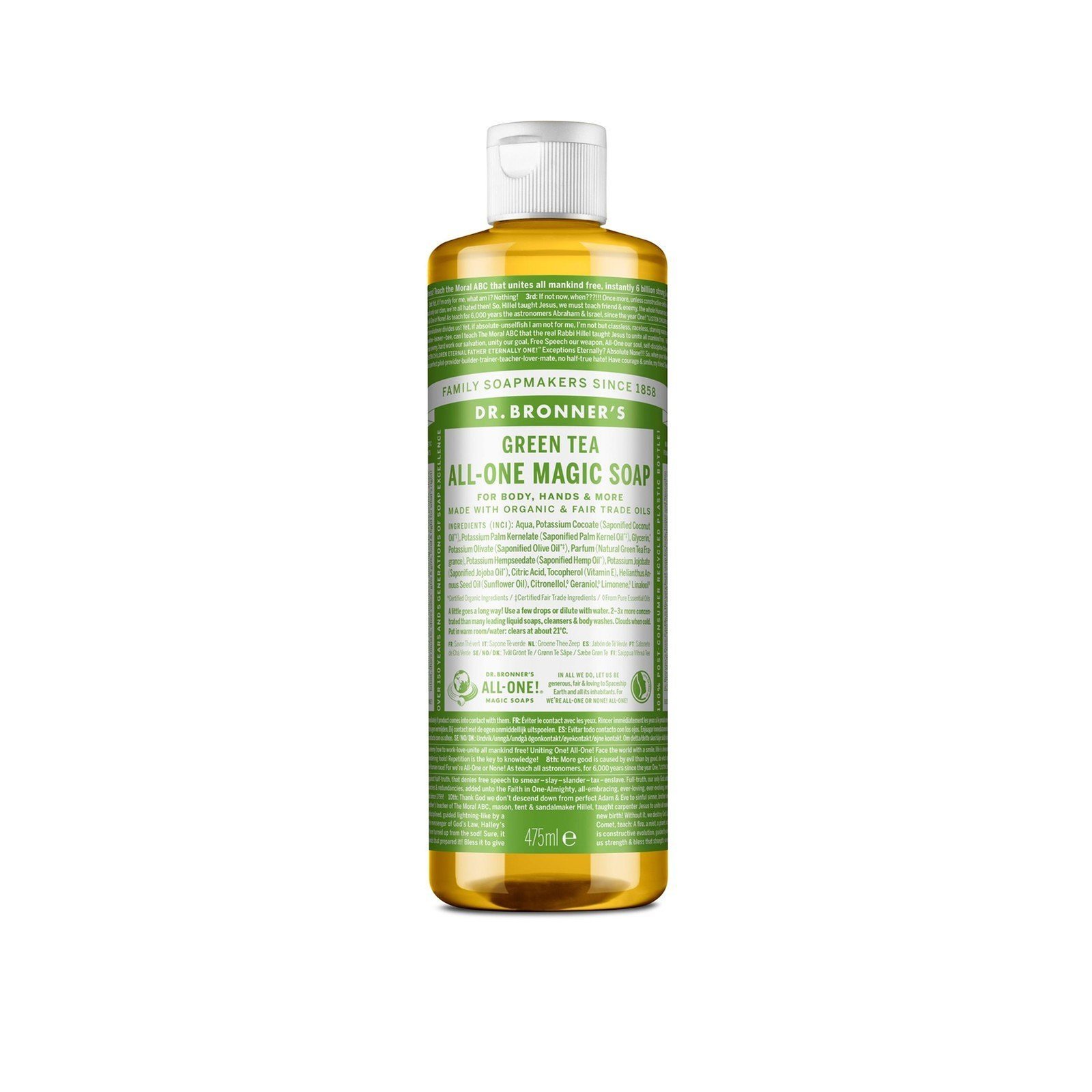 Dr. Bronner's Pure-Castile Soap Green Tea