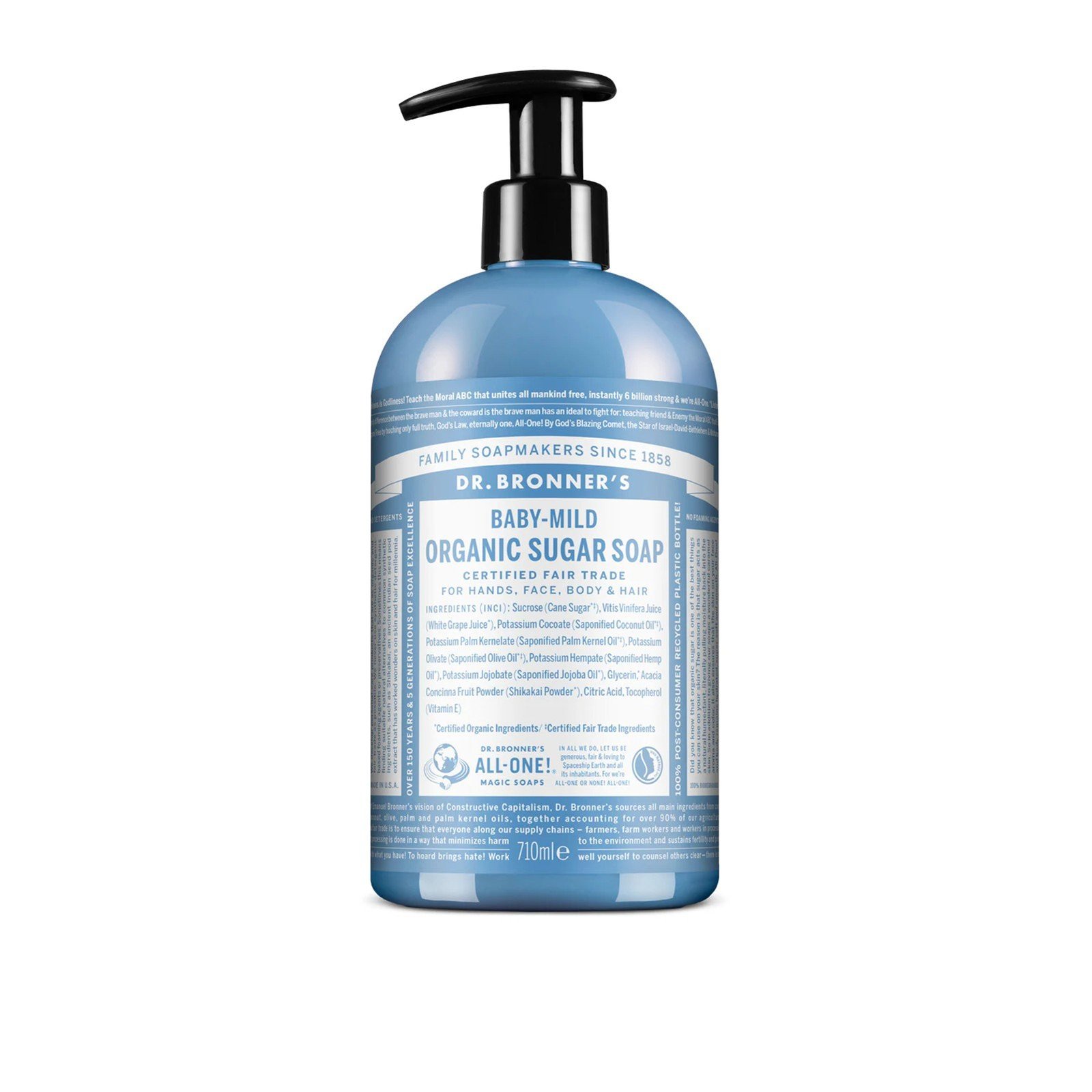 Dr. Bronner's Organic Sugar Soap Baby-Mild 710ml