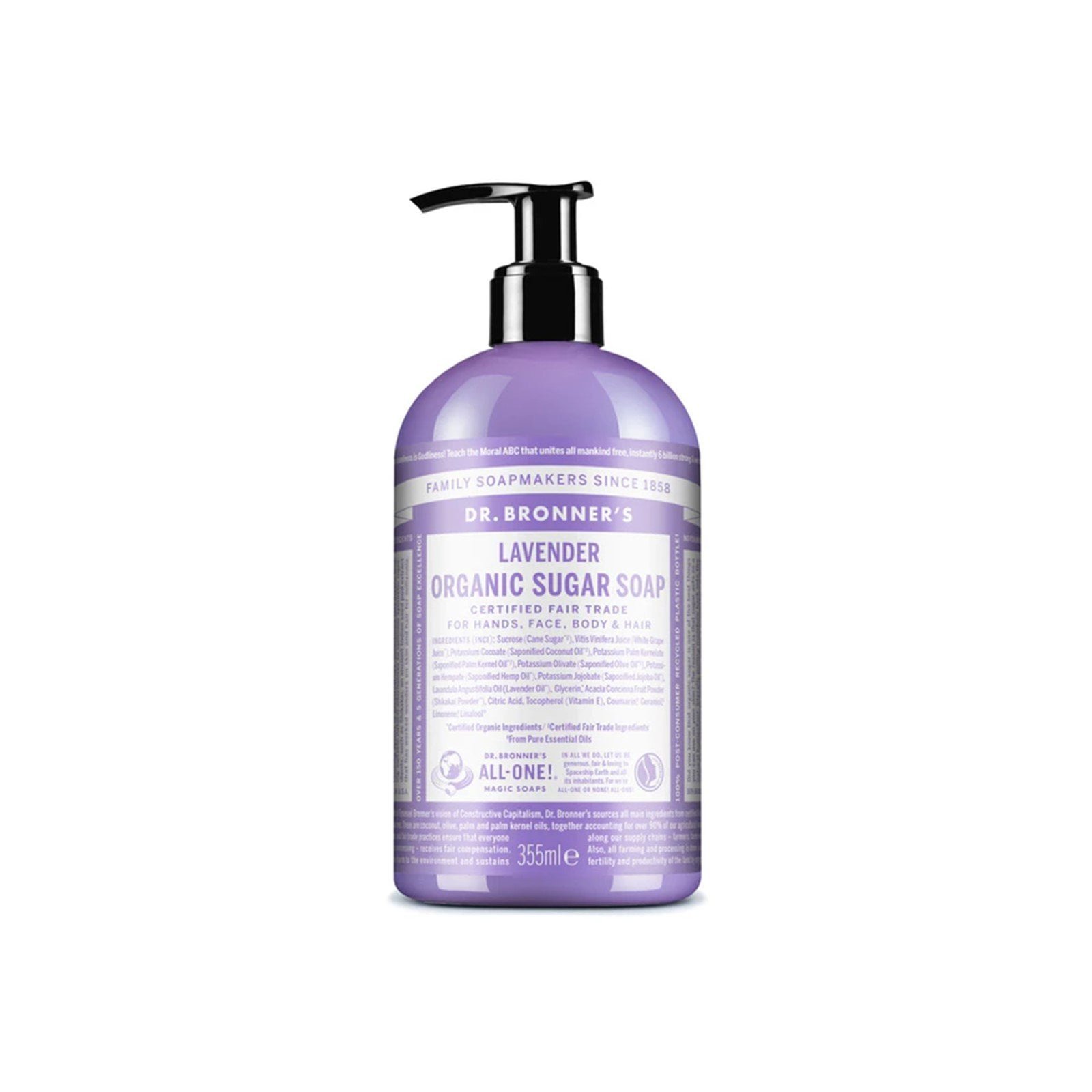 Dr. Bronner's Organic Sugar Soap Lavender