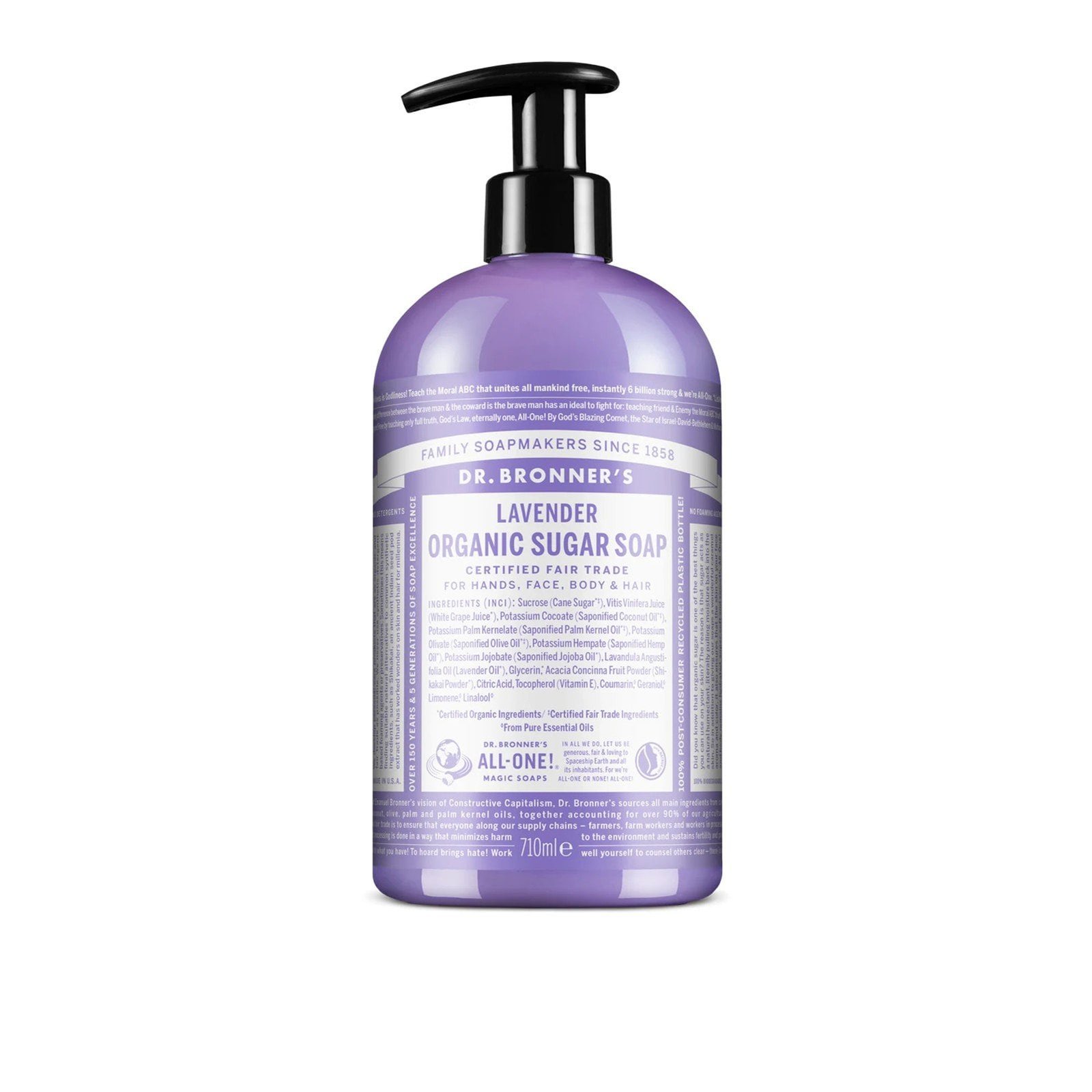 Dr. Bronner's Organic Sugar Soap Lavender