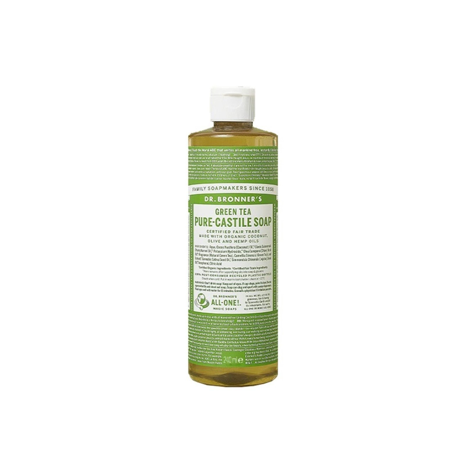 Dr. Bronner's Pure-Castile Soap Green Tea 240ml