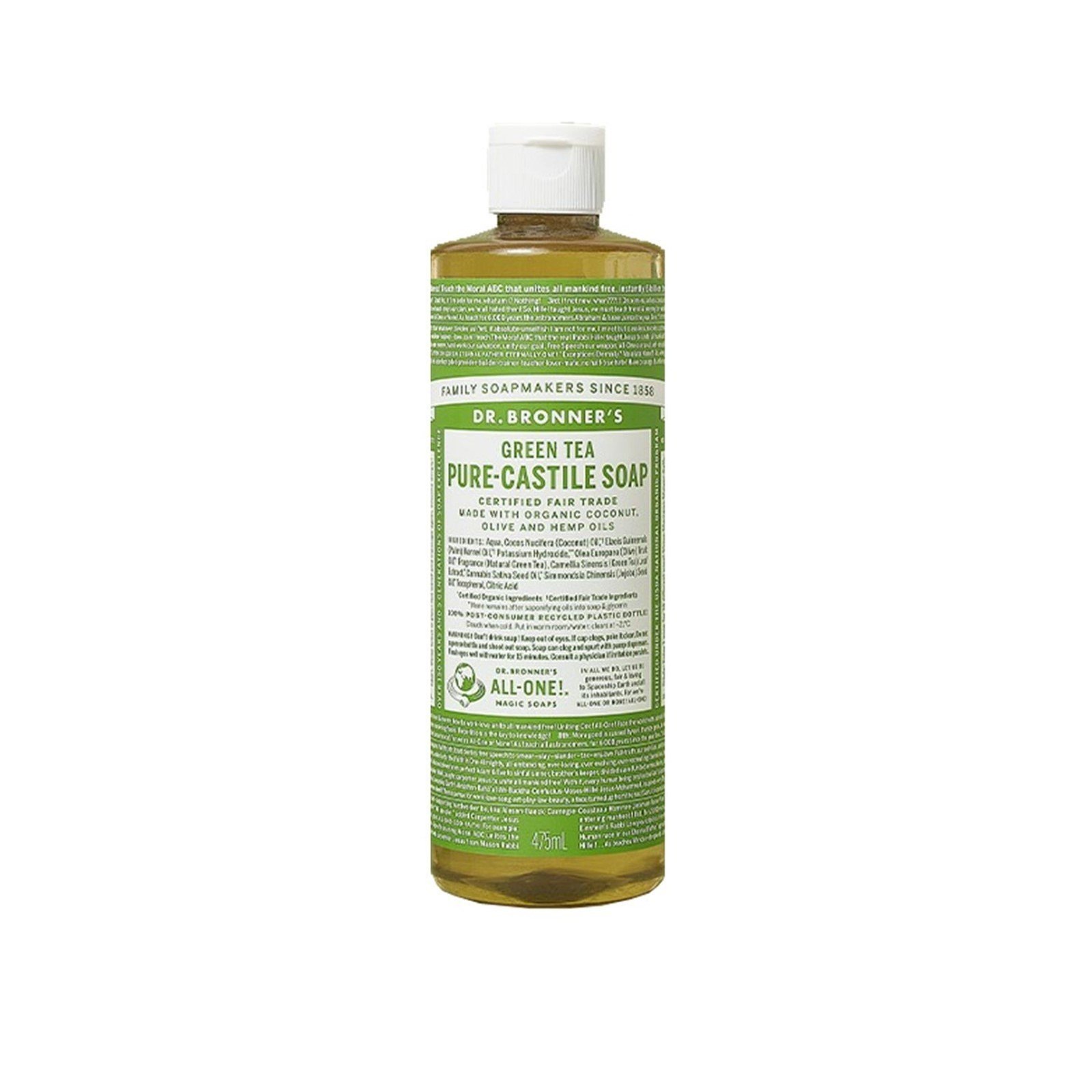 Dr. Bronner's Pure-Castile Soap Green Tea