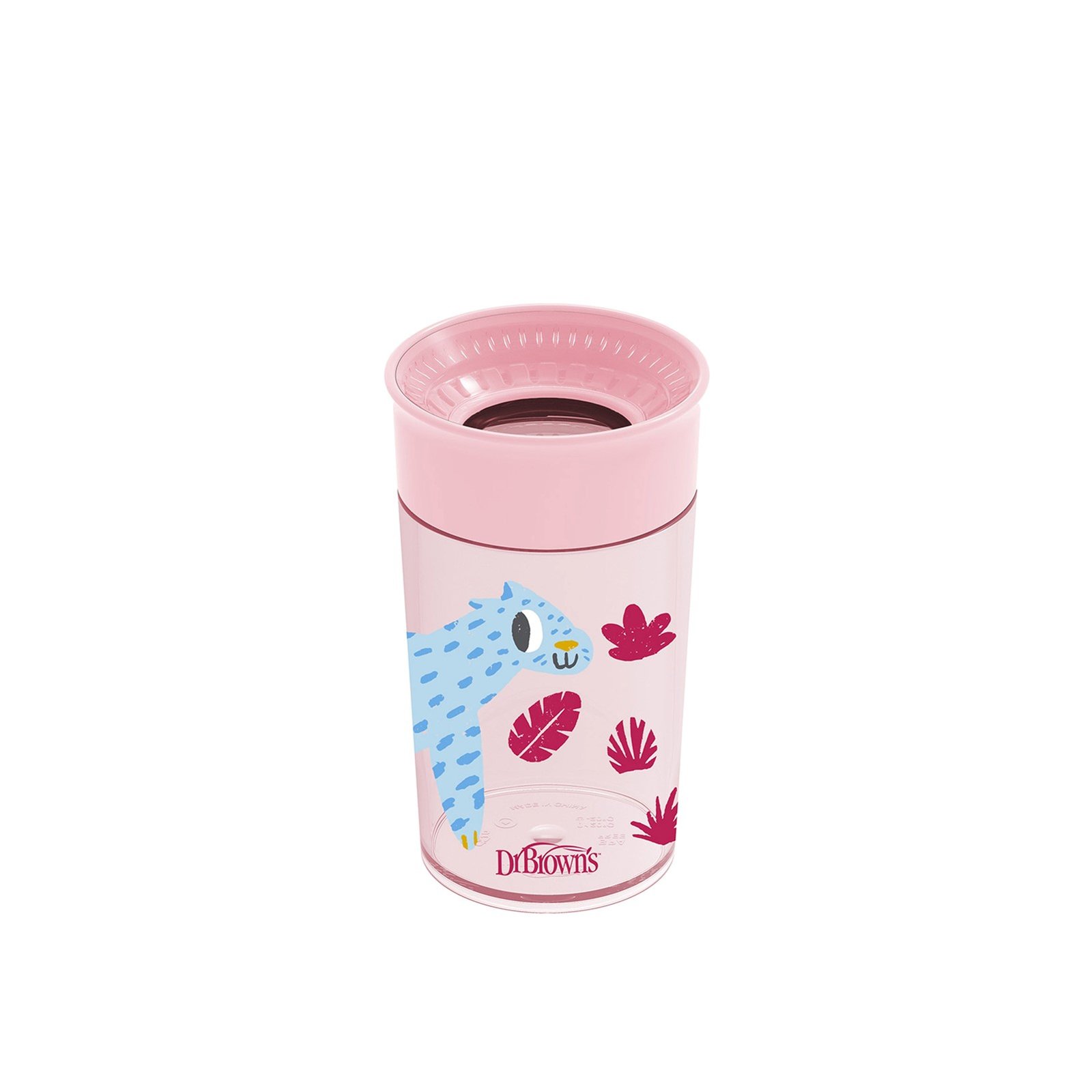 Dr. Brown’s Cheers 360 Spoutless Transition Cup 9m+ Pink 300ml
