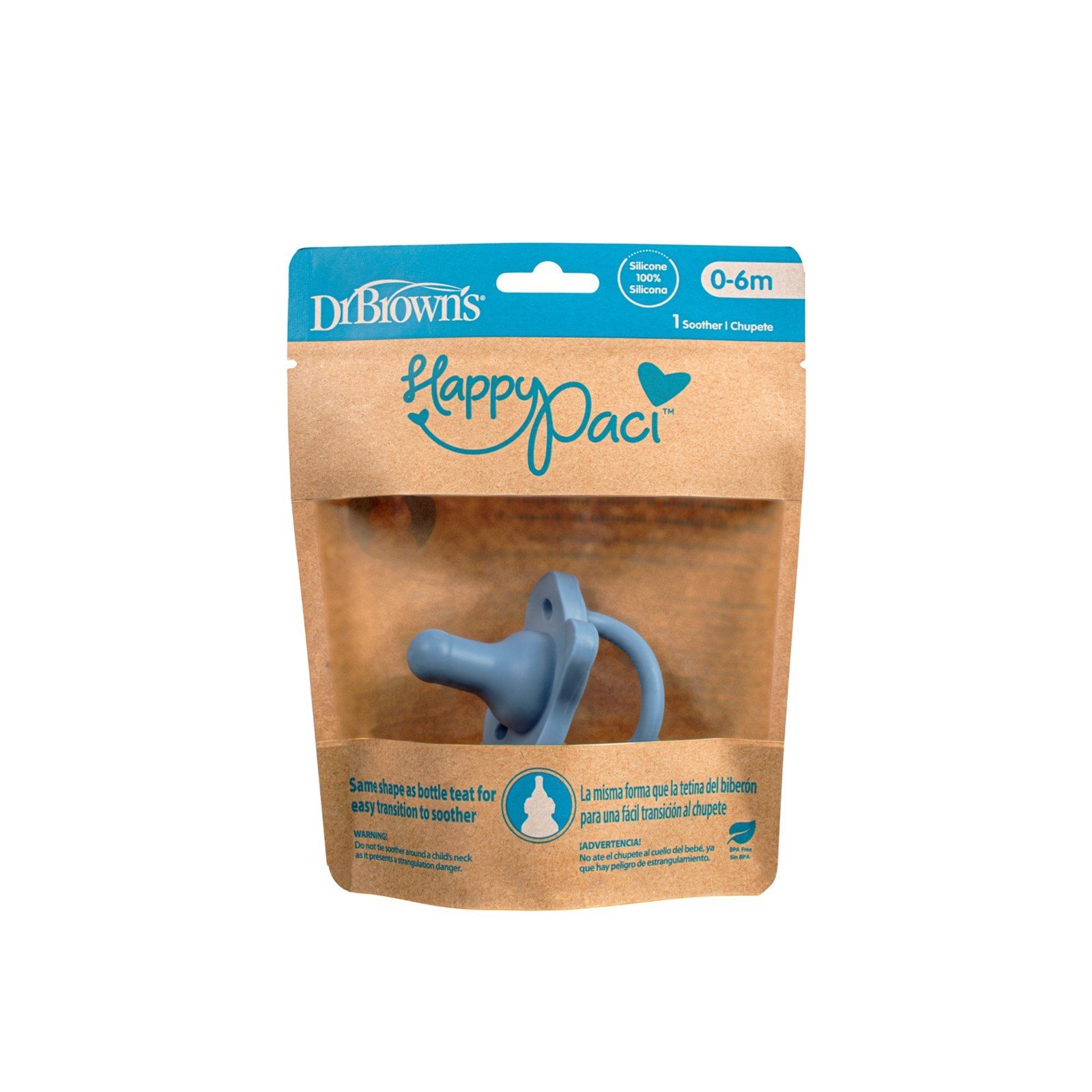 Dr. Brown’s HappyPaci Silicone Pacifier 0-6m