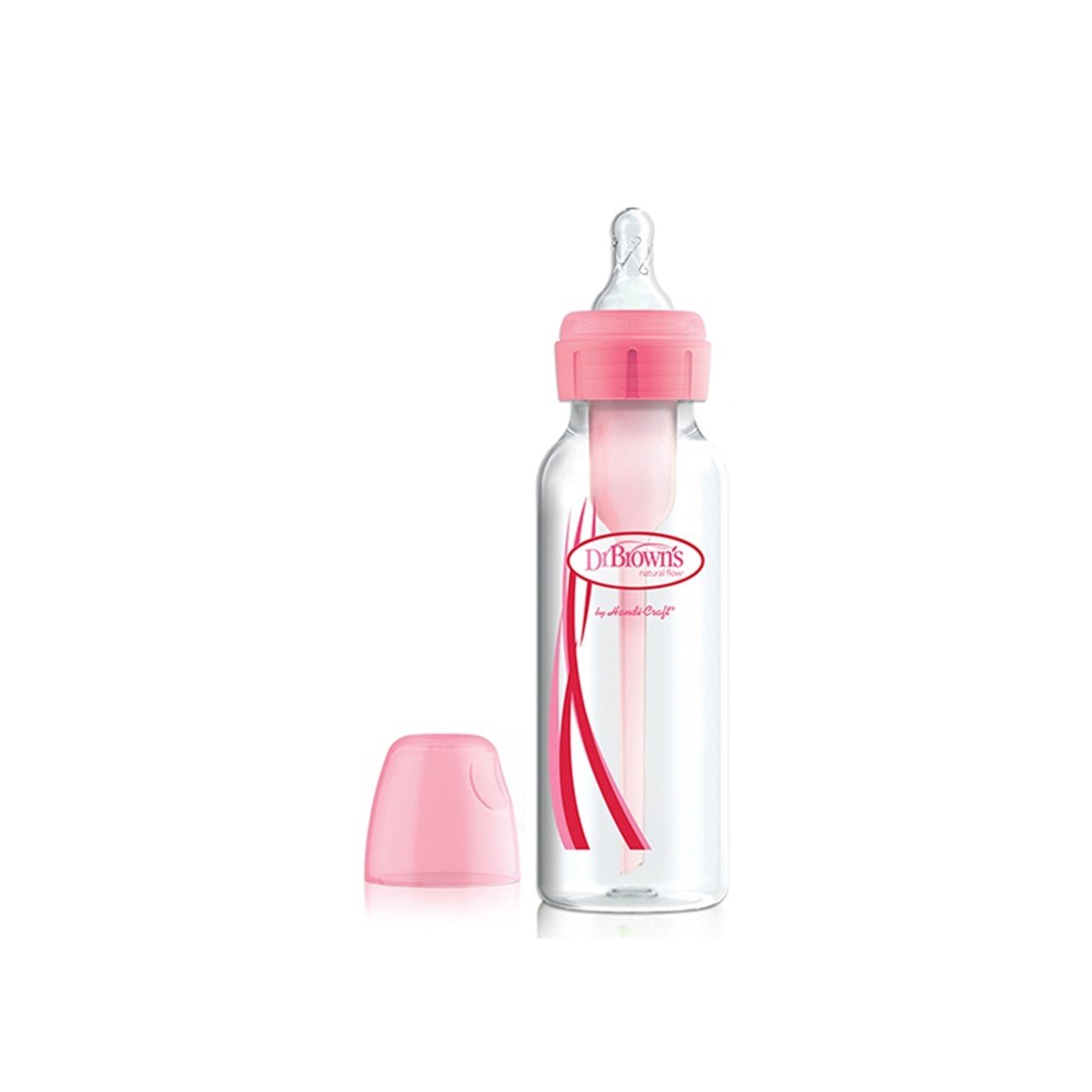 Dr. Brown’s Options+ Anti-Colic Narrow Pink Bottle 0m+ 250ml (8.45fl oz)