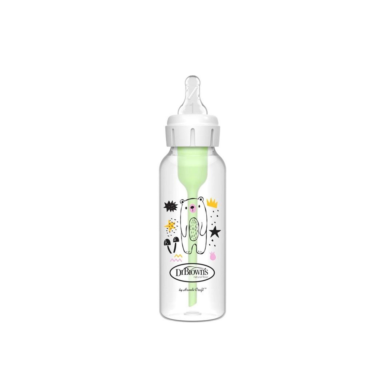 Dr. Brown’s Options+ Anti-Colic Narrow BPA-Free Plastic Bottle 0m+ 250ml