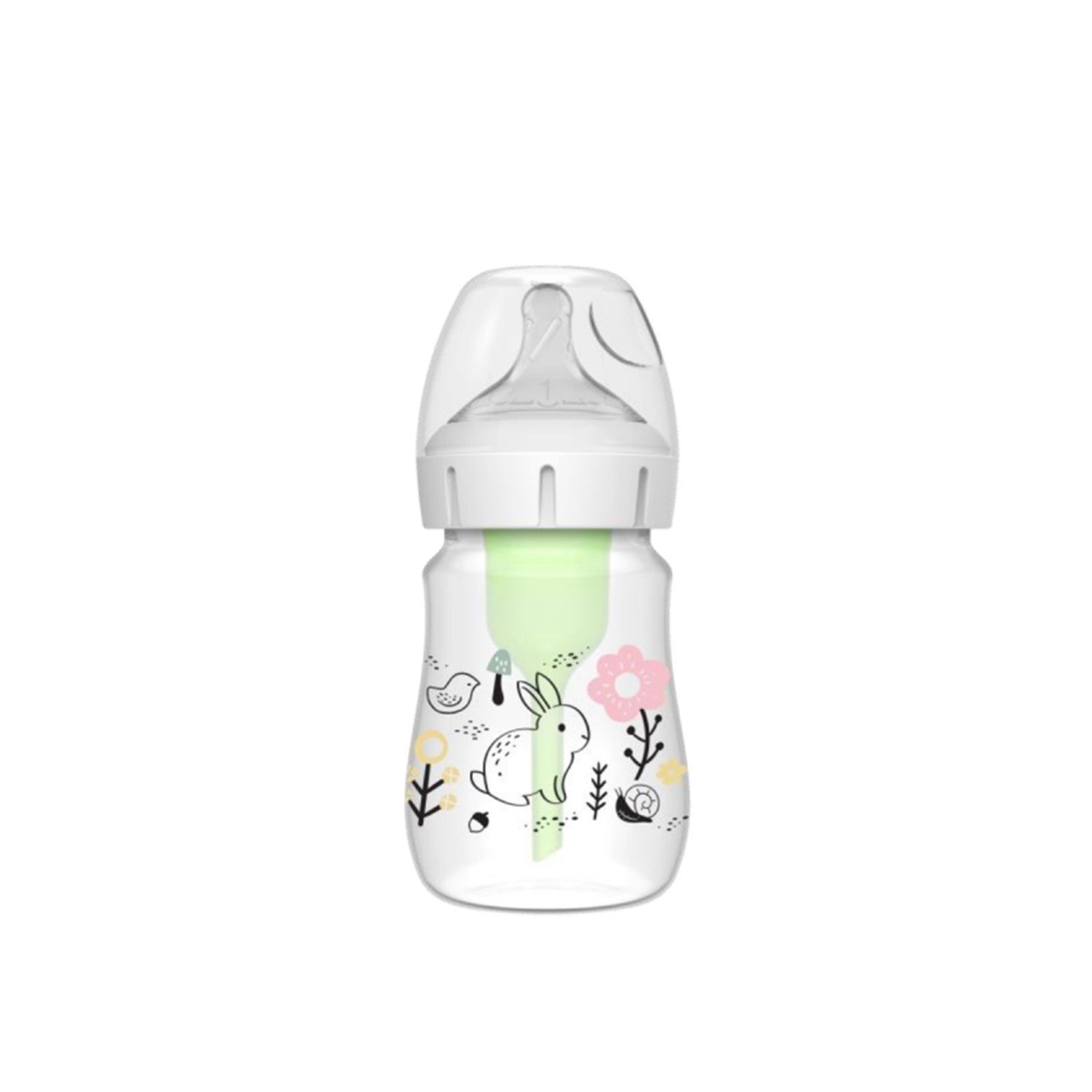 Dr. Brown’s Options+ Anti-Colic Wide-Neck BPA-Free Plastic Baby Bottle 0m+ 150ml
