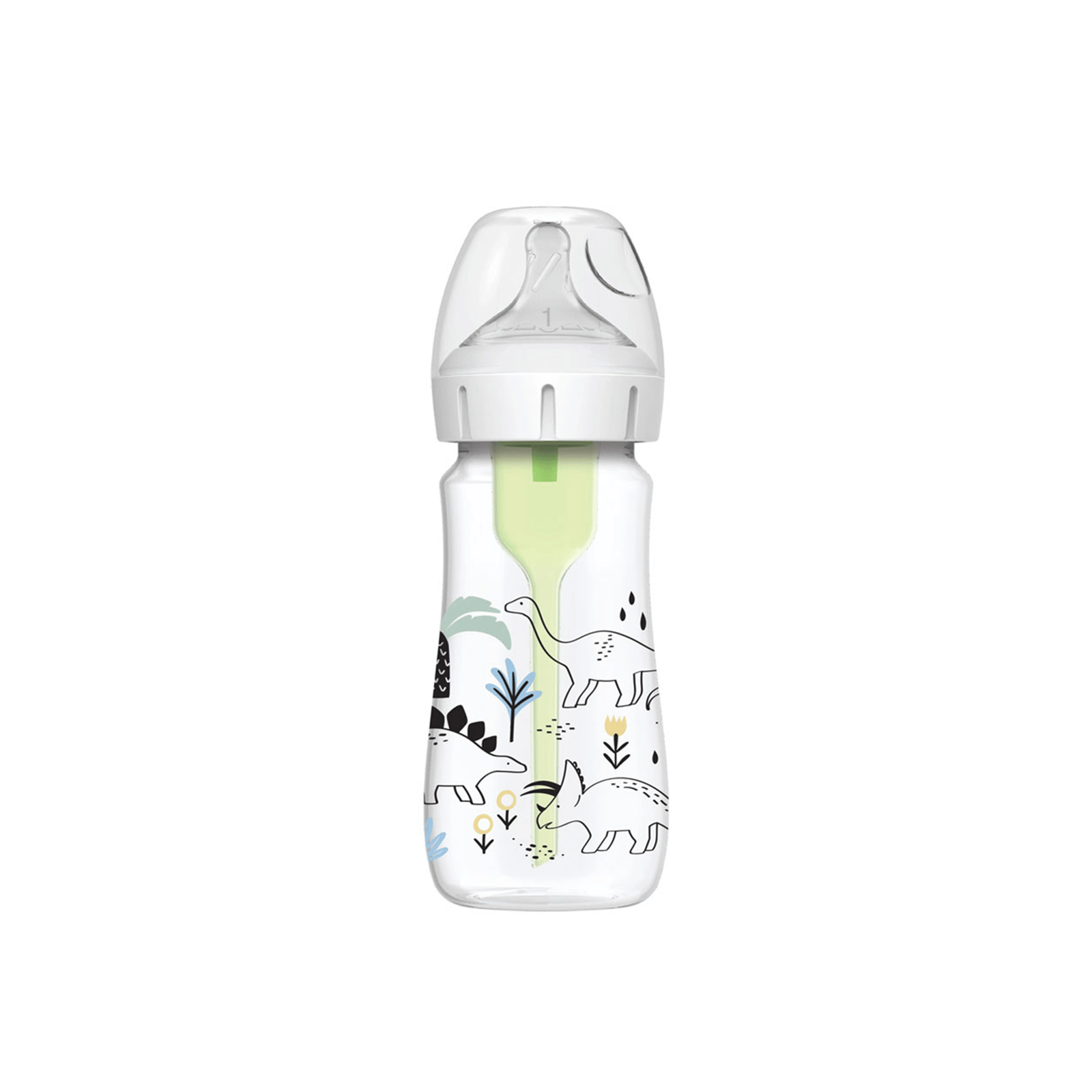 Dr. Brown’s Options+ Anti-Colic Wide-Neck Bottle 0m+ Dinosaur 270ml