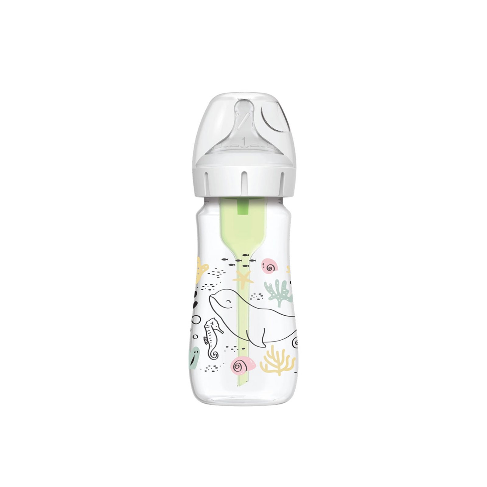 Dr. Brown’s Options+ Anti-Colic Wide-Neck Bottle 0m+ Ocean 270ml