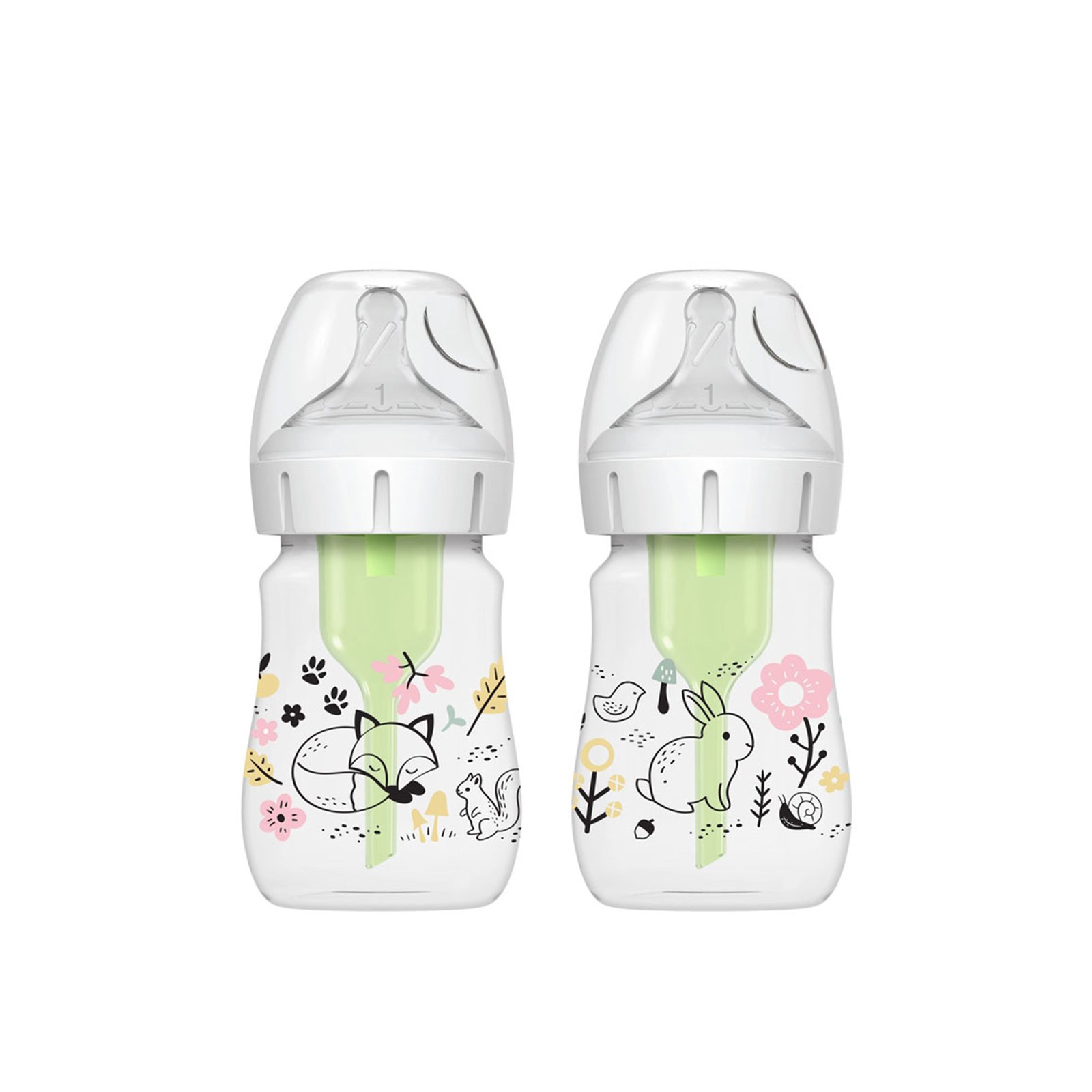 Dr. Brown’s Options+ Anti-Colic Wide-Neck BPA-Free Plastic Baby Bottle 0m+ 150ml
