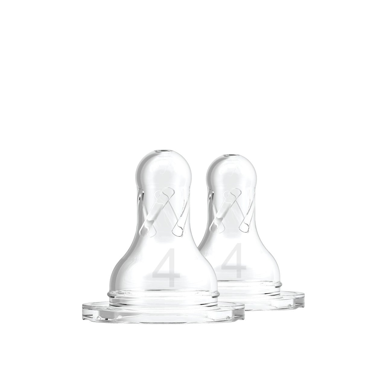 Dr. Brown's Narrow Baby Bottle Silicone Nipple x2
