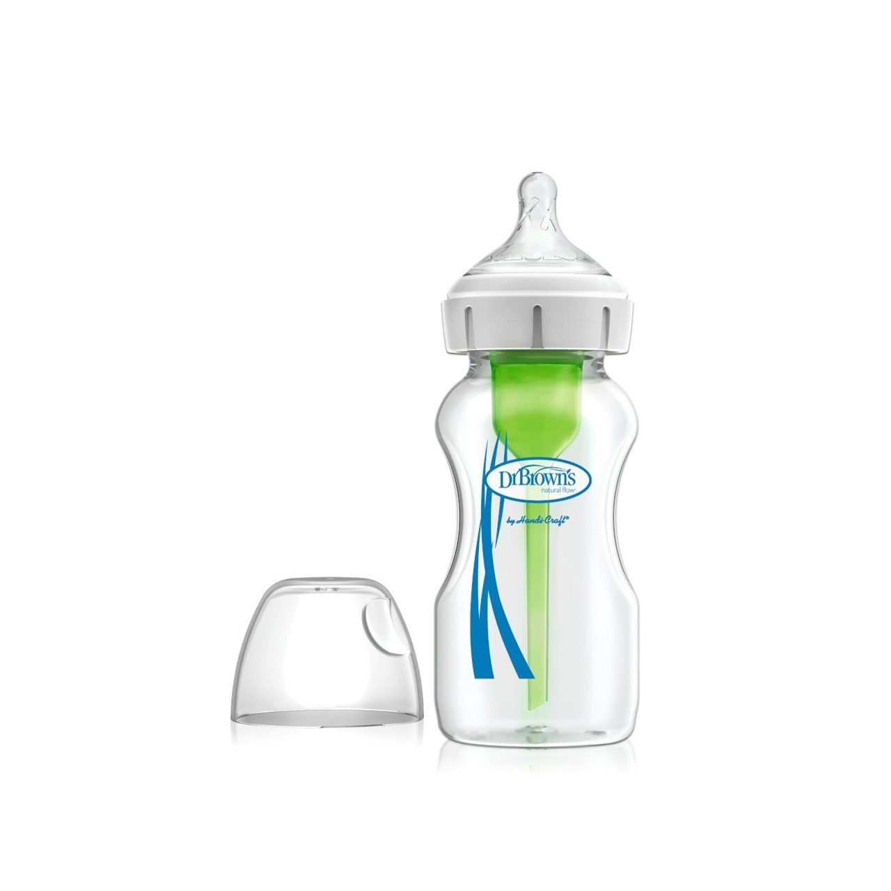 Dr. Brown’s Options+ Anti-Colic Wide-Neck Glass Bottle 0m+ 270ml (9.13floz)