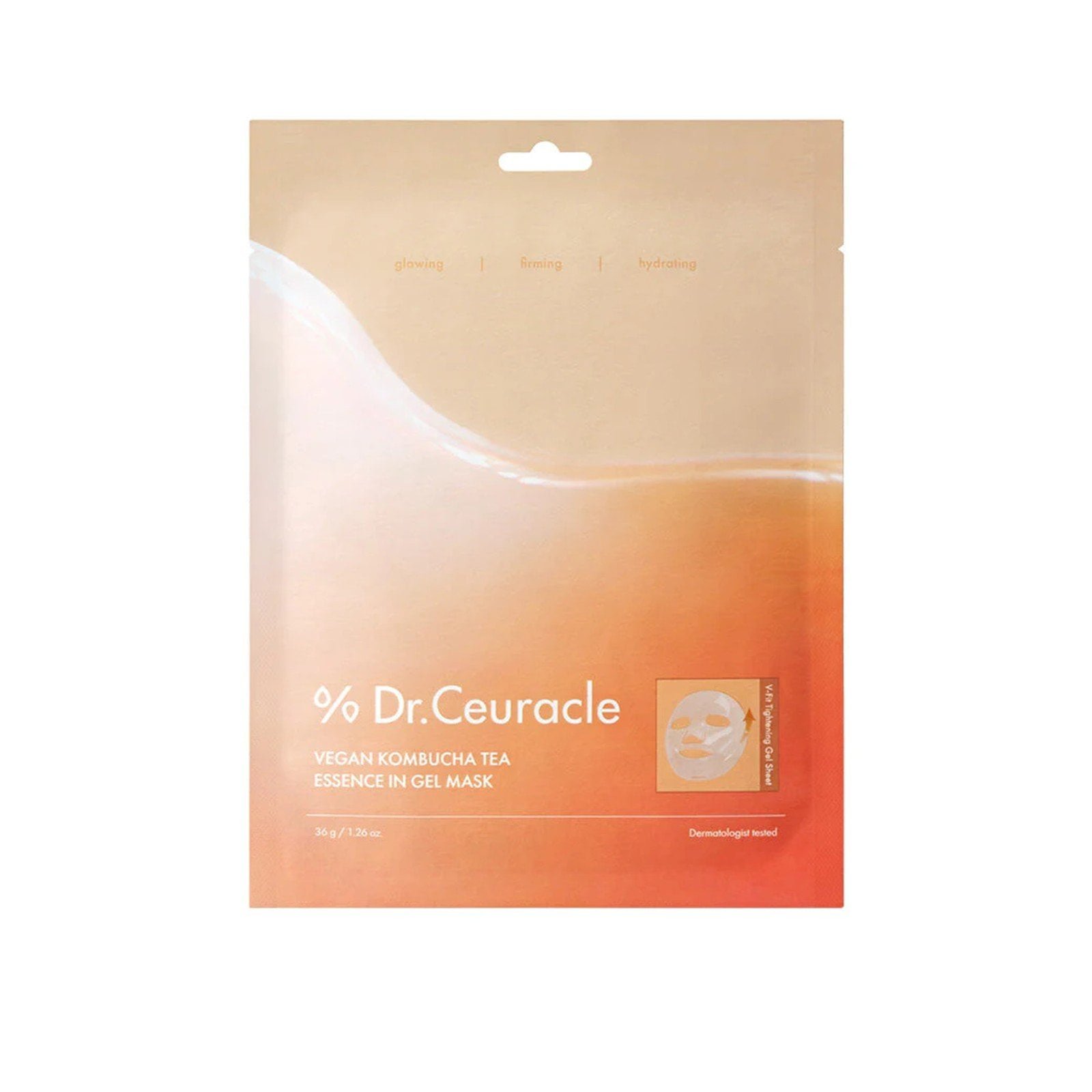 Dr. Ceuracle Vegan Kombucha Tea Essence In Gel Mask 36g