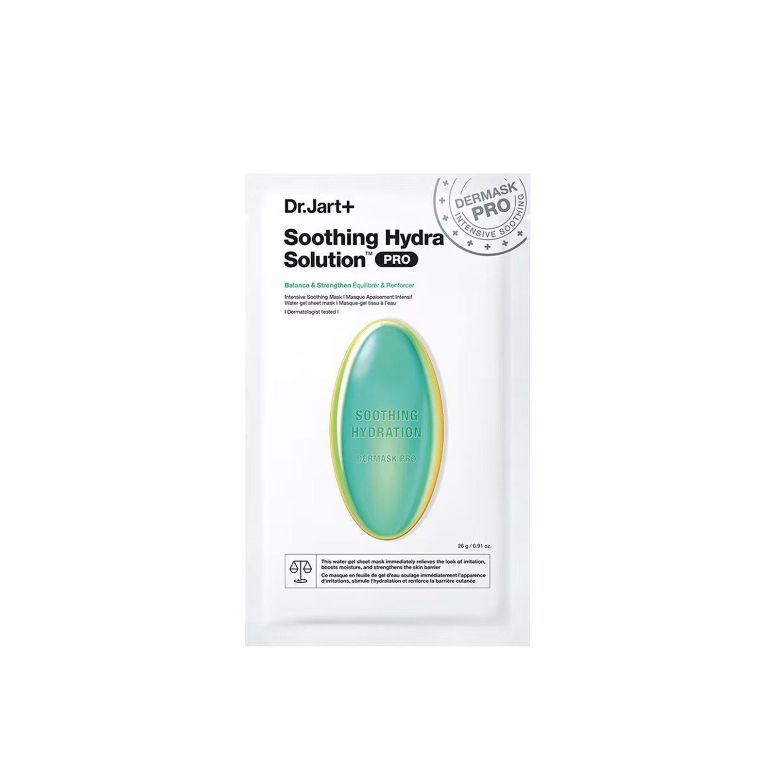 Dr.Jart+ Dermask Soothing Hydra Solution Pro Intensive Soothing Mask 26g (0.91oz)