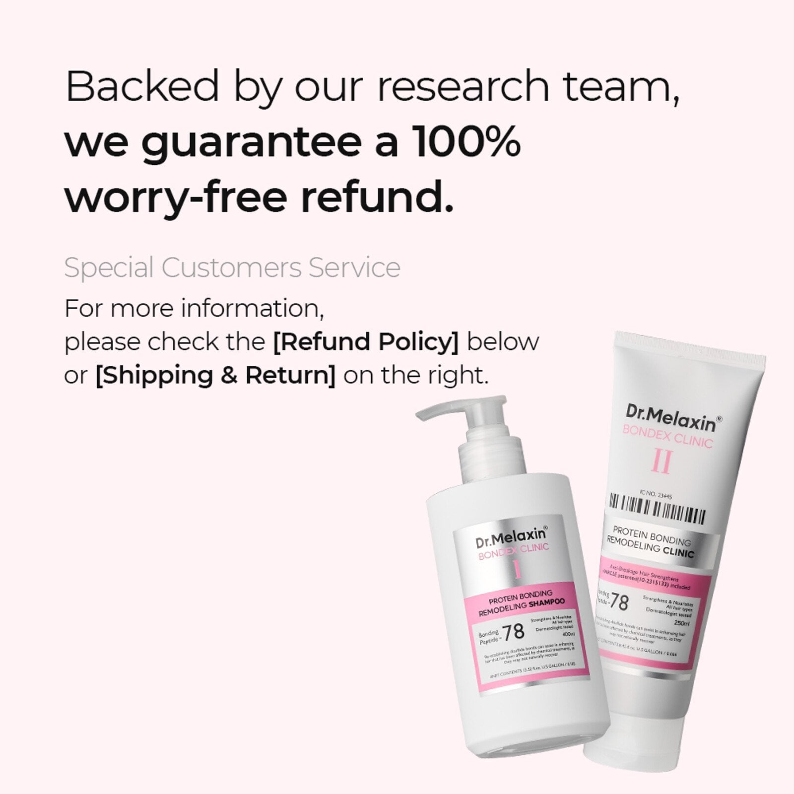 Dr.Melaxin Bondex Clinic II Bondex Protein Bonding Remodeling Clinic Treatment 250ml