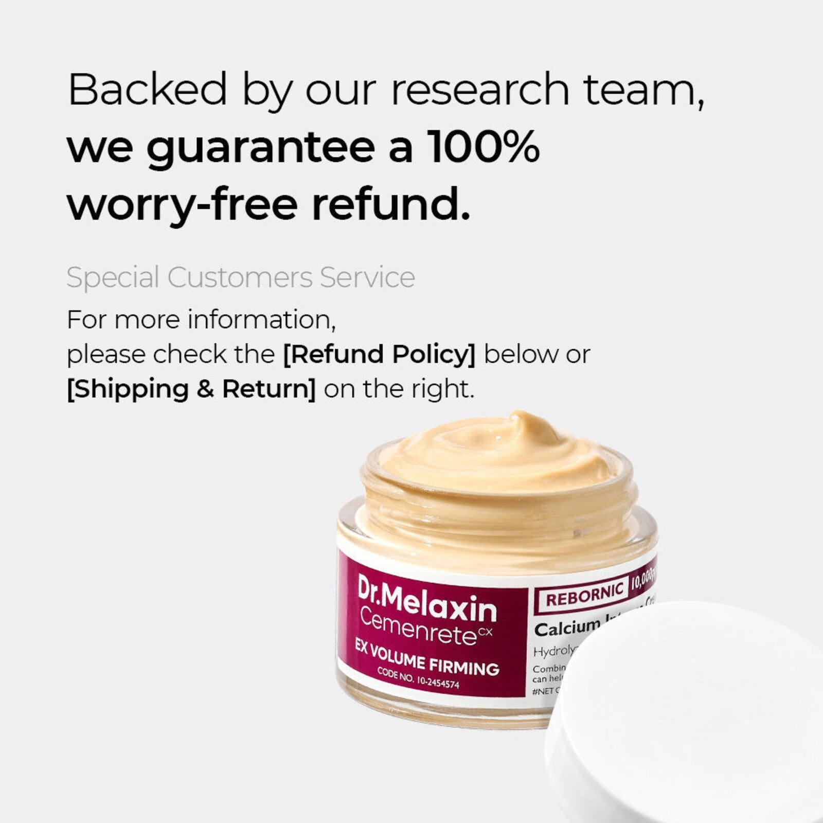 Dr.Melaxin Cemenrete Calcium Intense Cream 50ml (1.69floz)