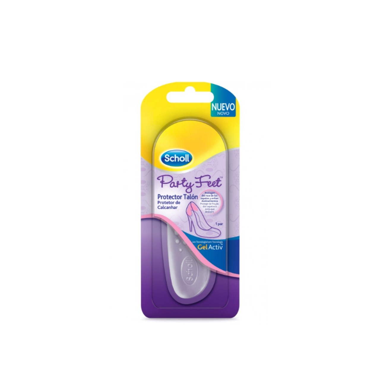 Dr Scholl Party Feet Invisble Gel Heel Protector x2