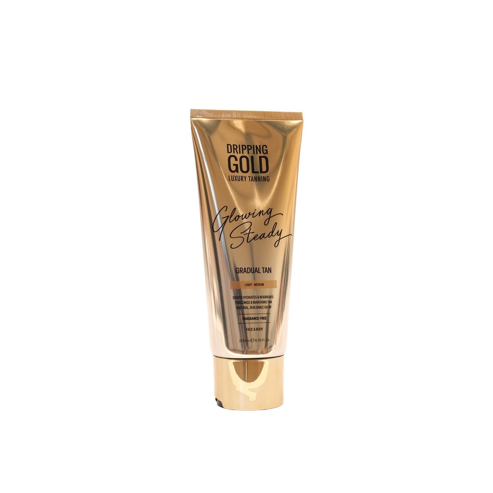 Dripping Gold Luxury Tanning Glowing Steady Gradual Tan Light-Medium 200ml