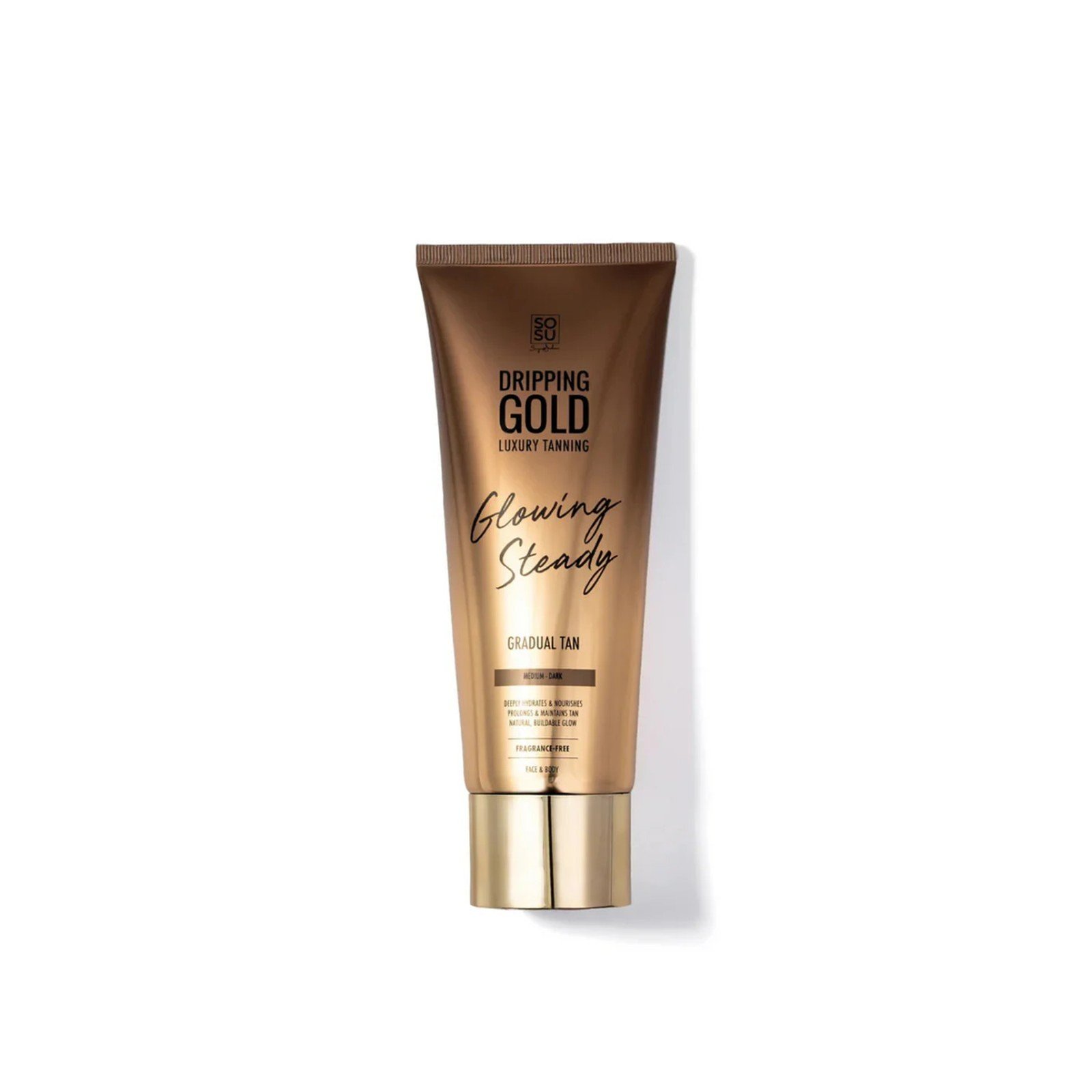 Dripping Gold Luxury Tanning Glowing Steady Medium-Dark 200ml قطر التوصيل