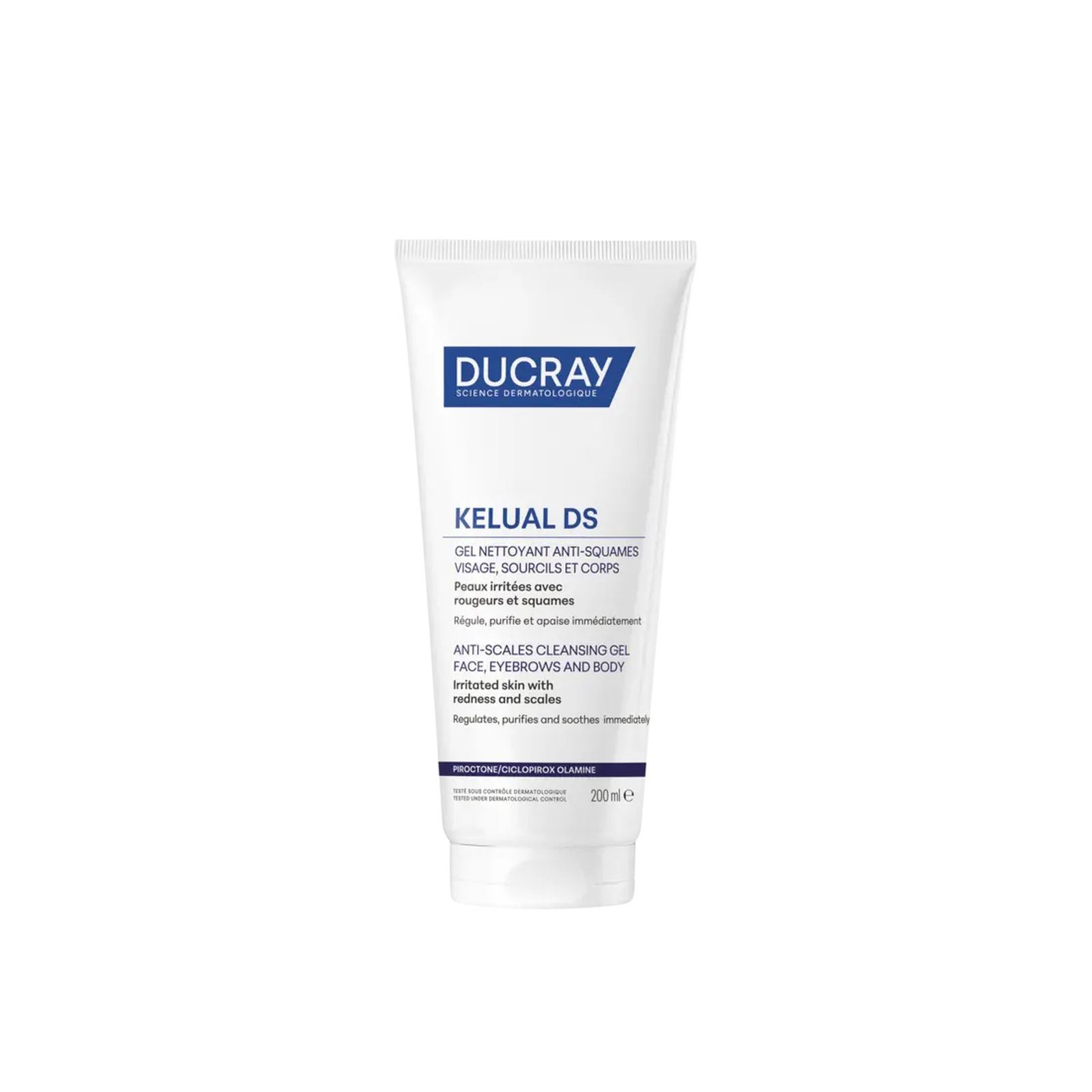 Ducray Kelual DS Gel de Limpeza Anti-Escamas Dermatite Seborreica 200ml
