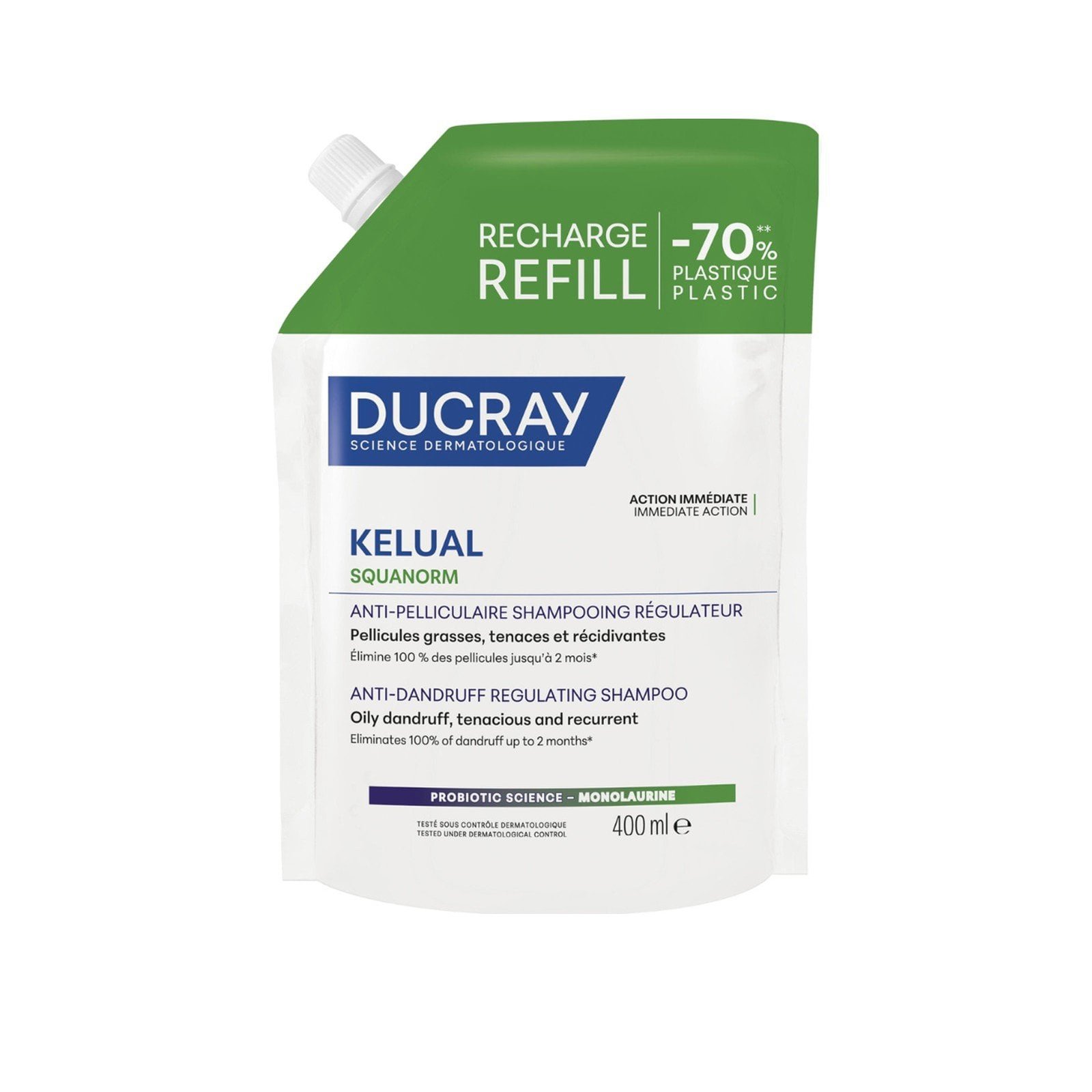 Ducray Kelual Squanorm Anti-Dandruff Regulating Shampoo 400ml