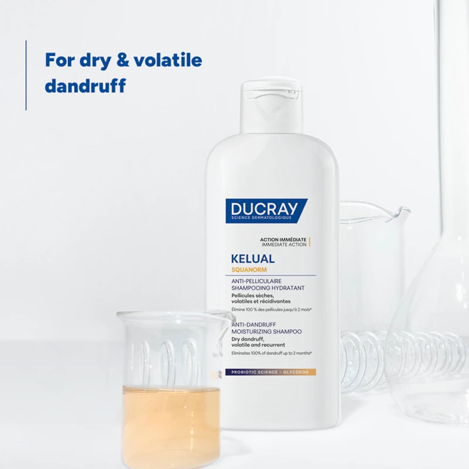 Ducray Kelual Squanorm Anti-Dandruff Moisturizing Shampoo 200ml