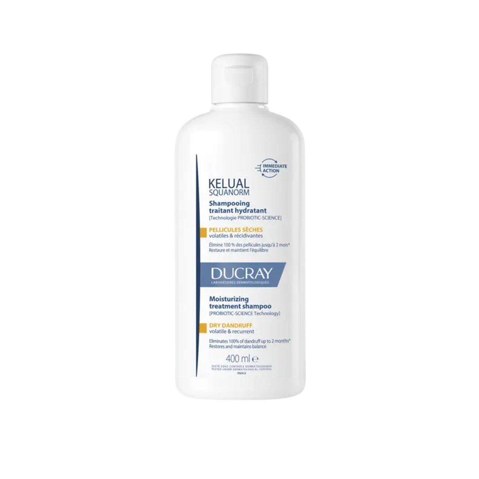 Ducray Kelual Squanorm Dry Dandruff Moisturizing Treatment Shampoo 400ml